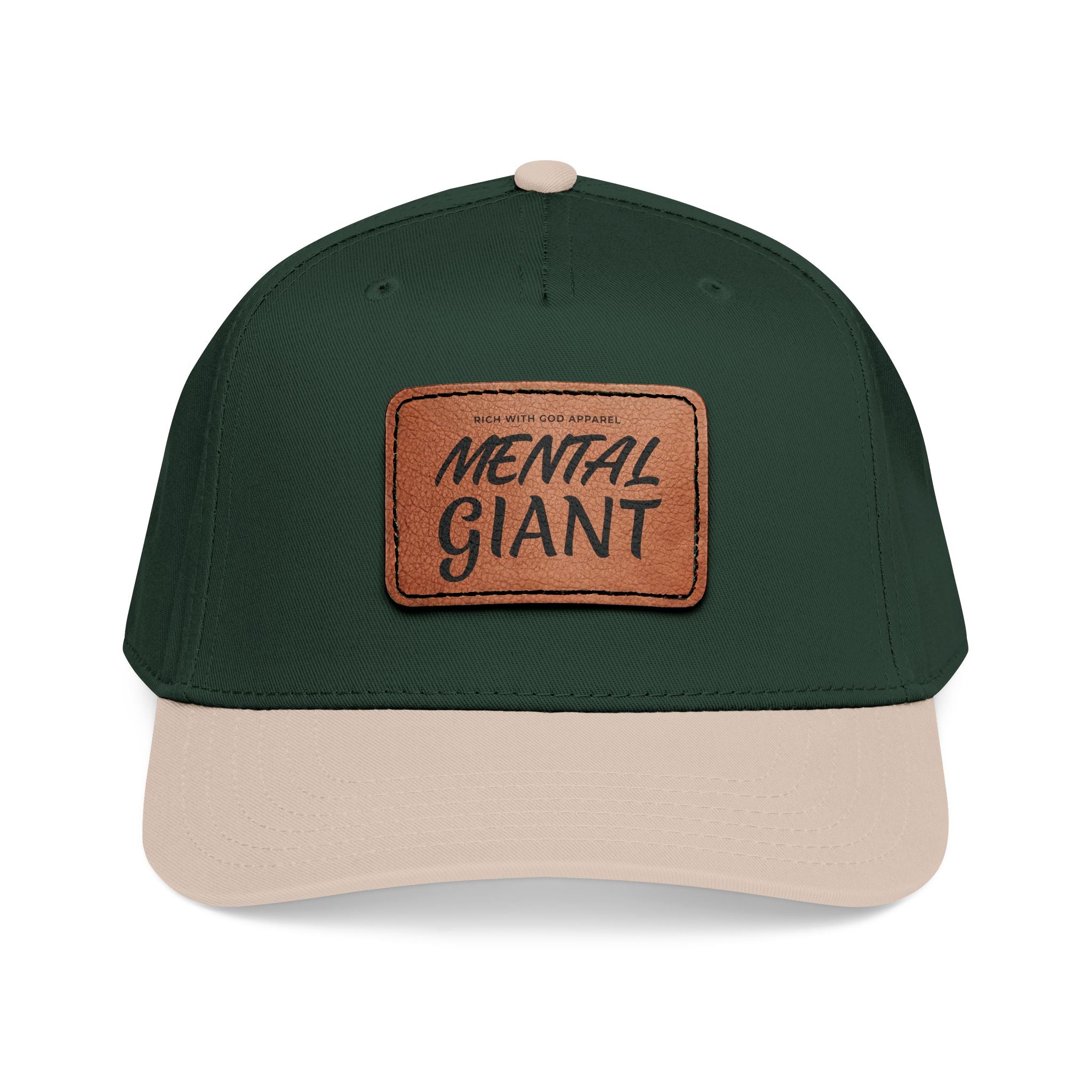 Mental Giant Leather Patch Baseball Cap