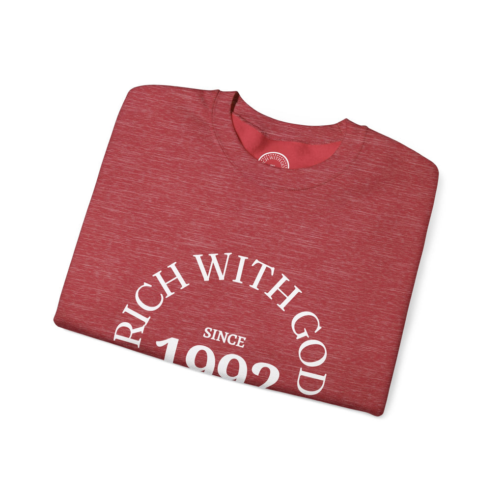 Rich With God Original Crewneck — God Provides Edition