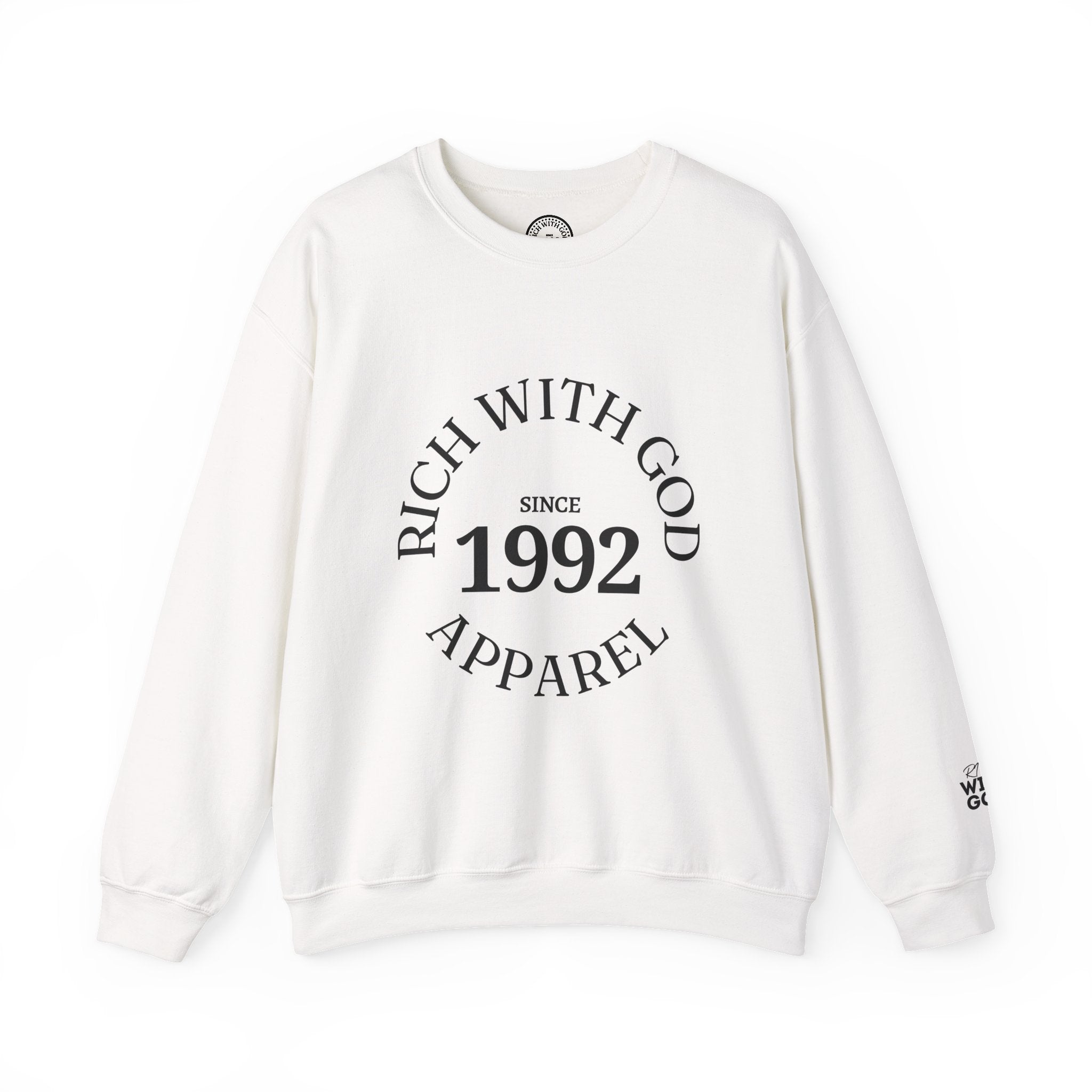 Rich With God Original Crewneck — God Provides Edition