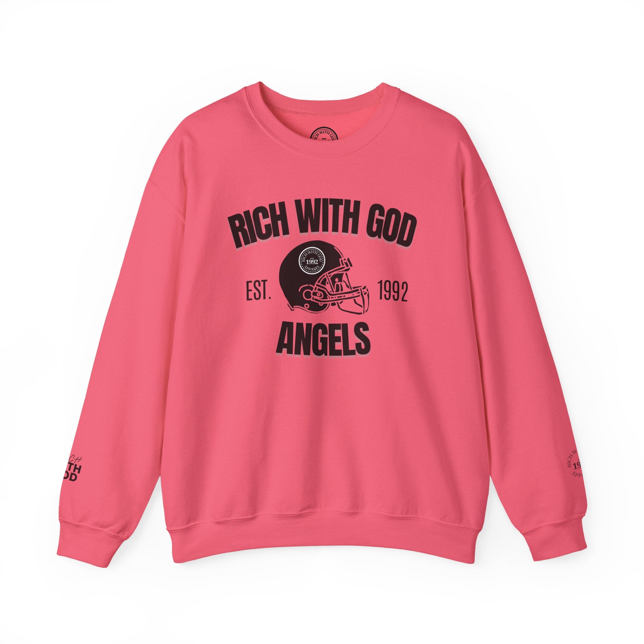 Rich With God Angels Crewneck Sweatshirt