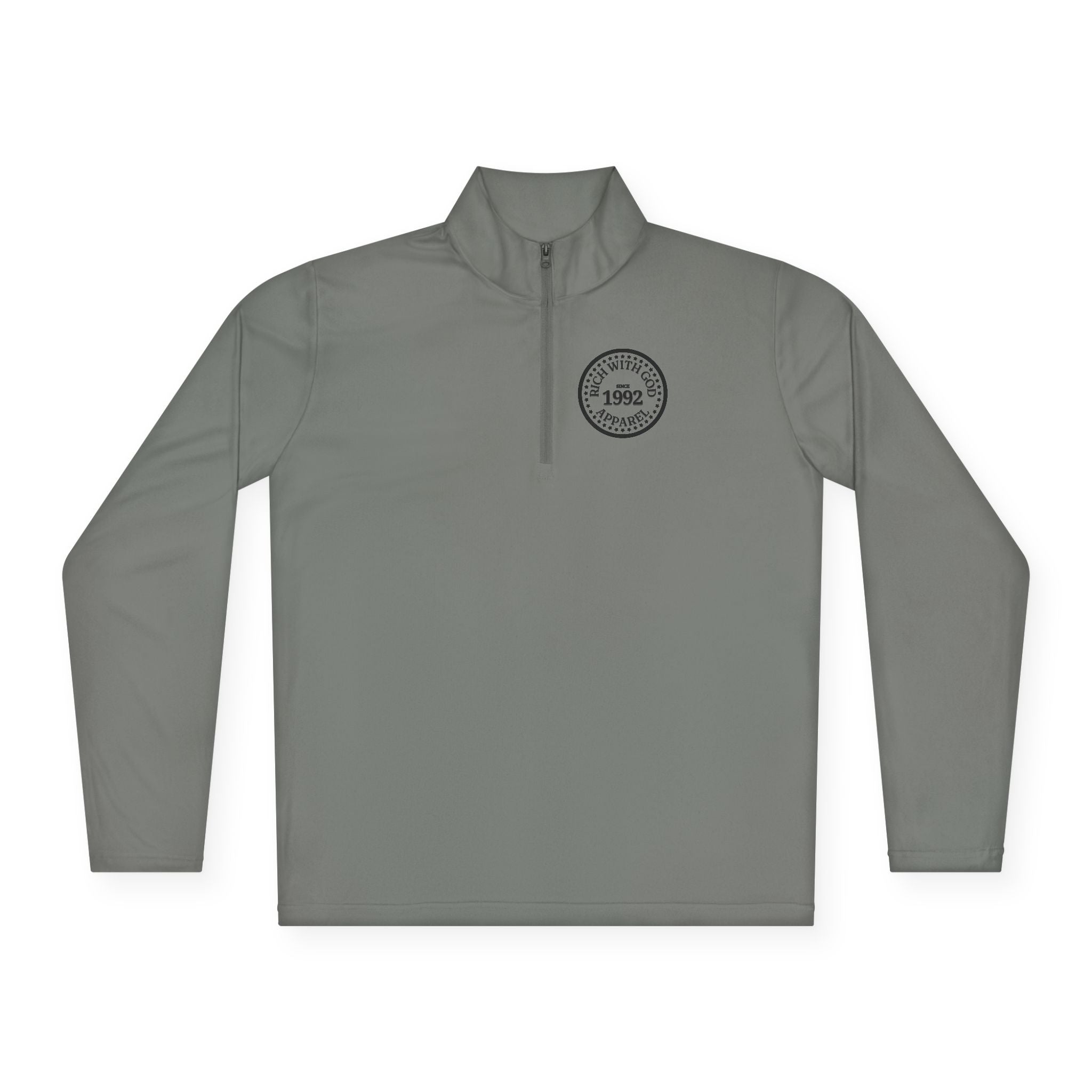 Rich With God Unisex Quarter-Zip Pullover