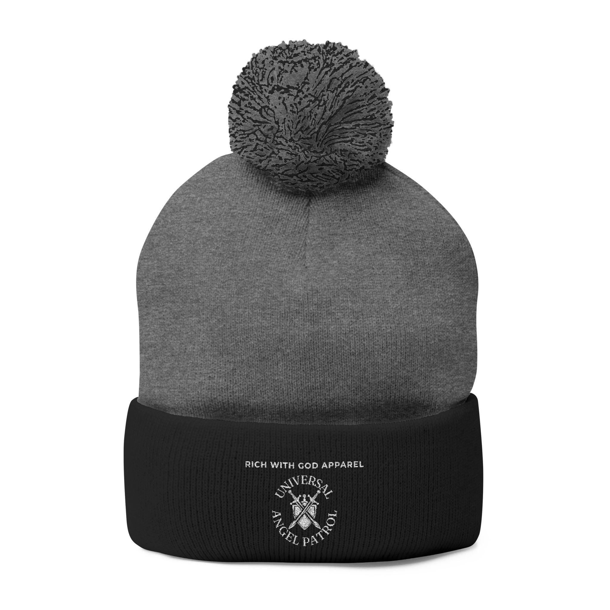 Universal Angel Patrol Embroidered Pom-Pom Beanie