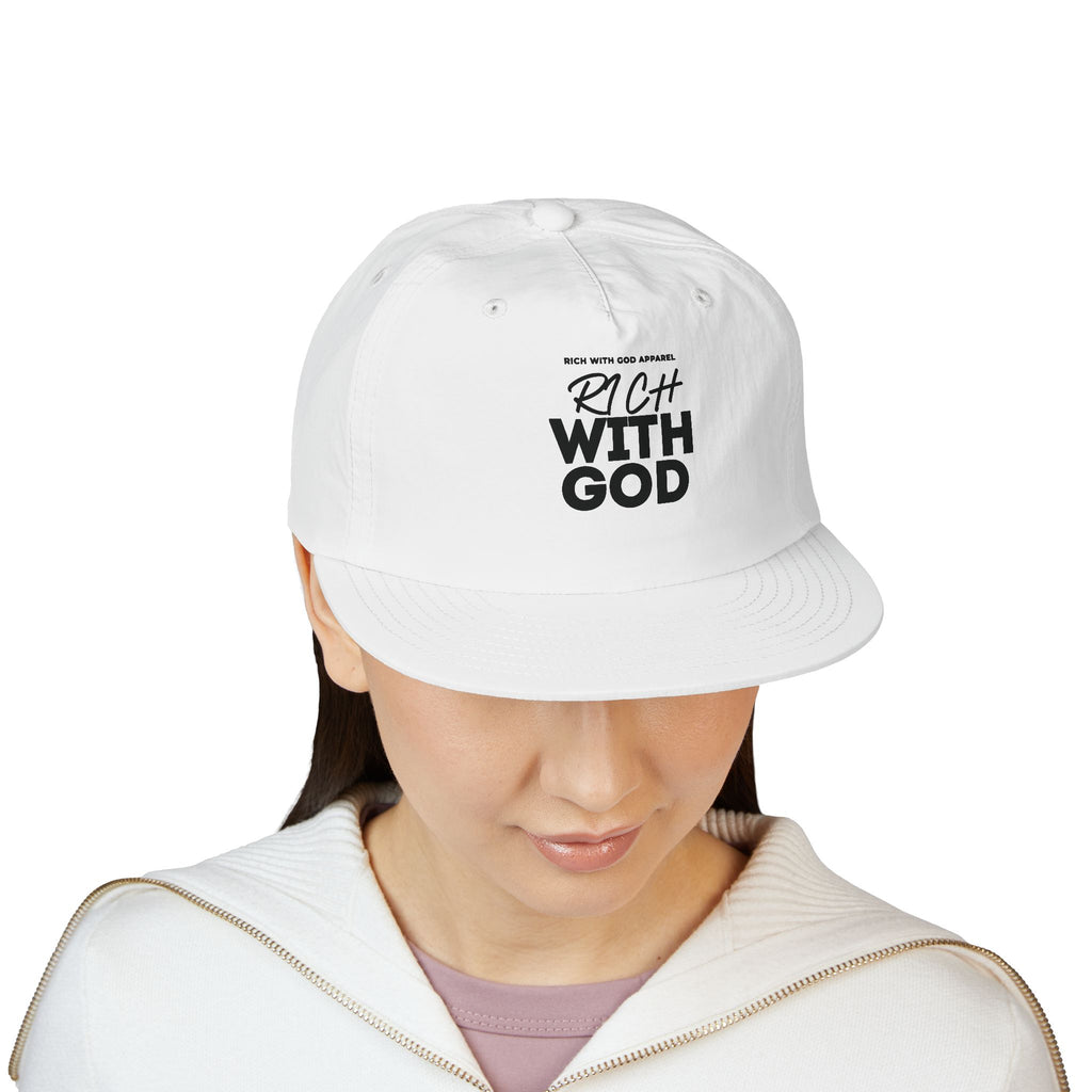 Rich With God Surf Cap Snapback