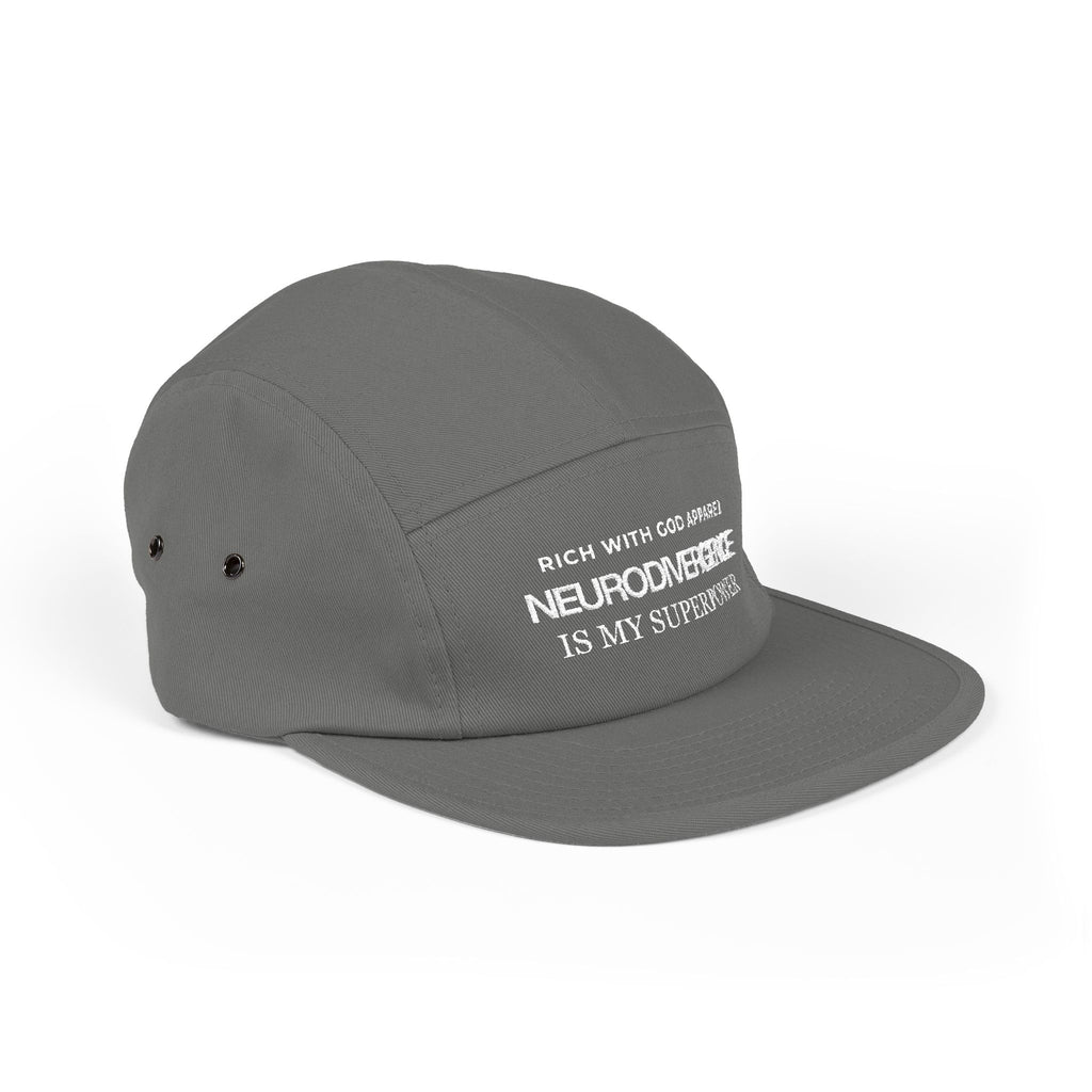 Neurodivergence is My Superpower 5 Panel Cap (Embroidery)