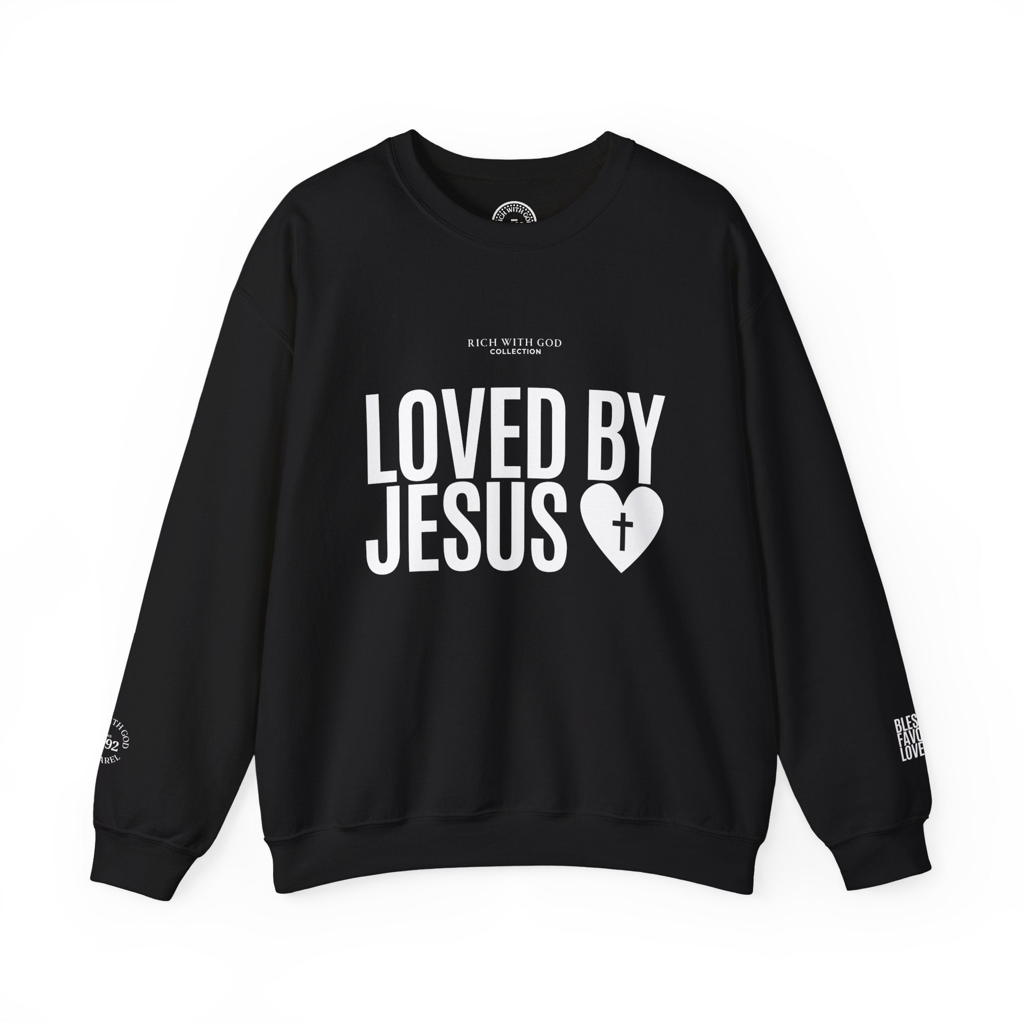 Loved By Jesus Crewneck Sweatshirt