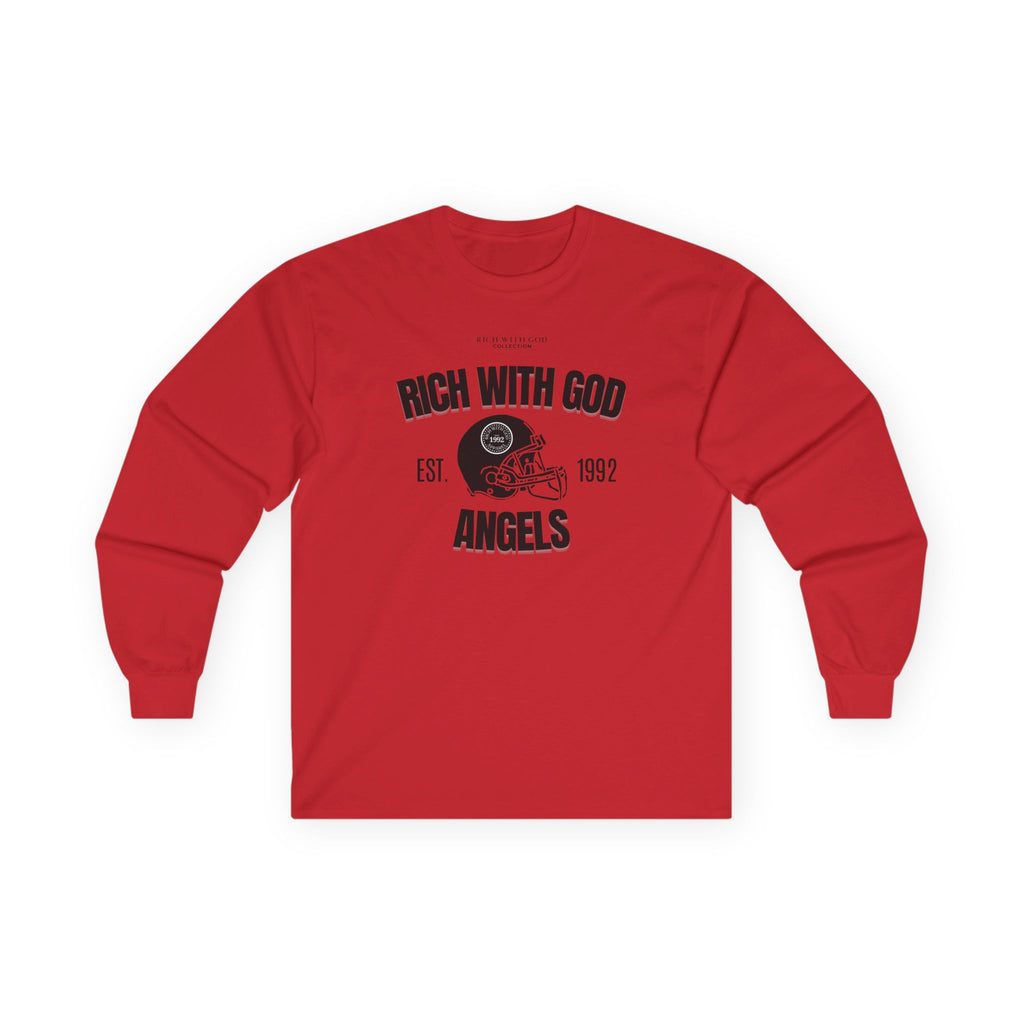 Rich With God Angels Long Sleeve Tee