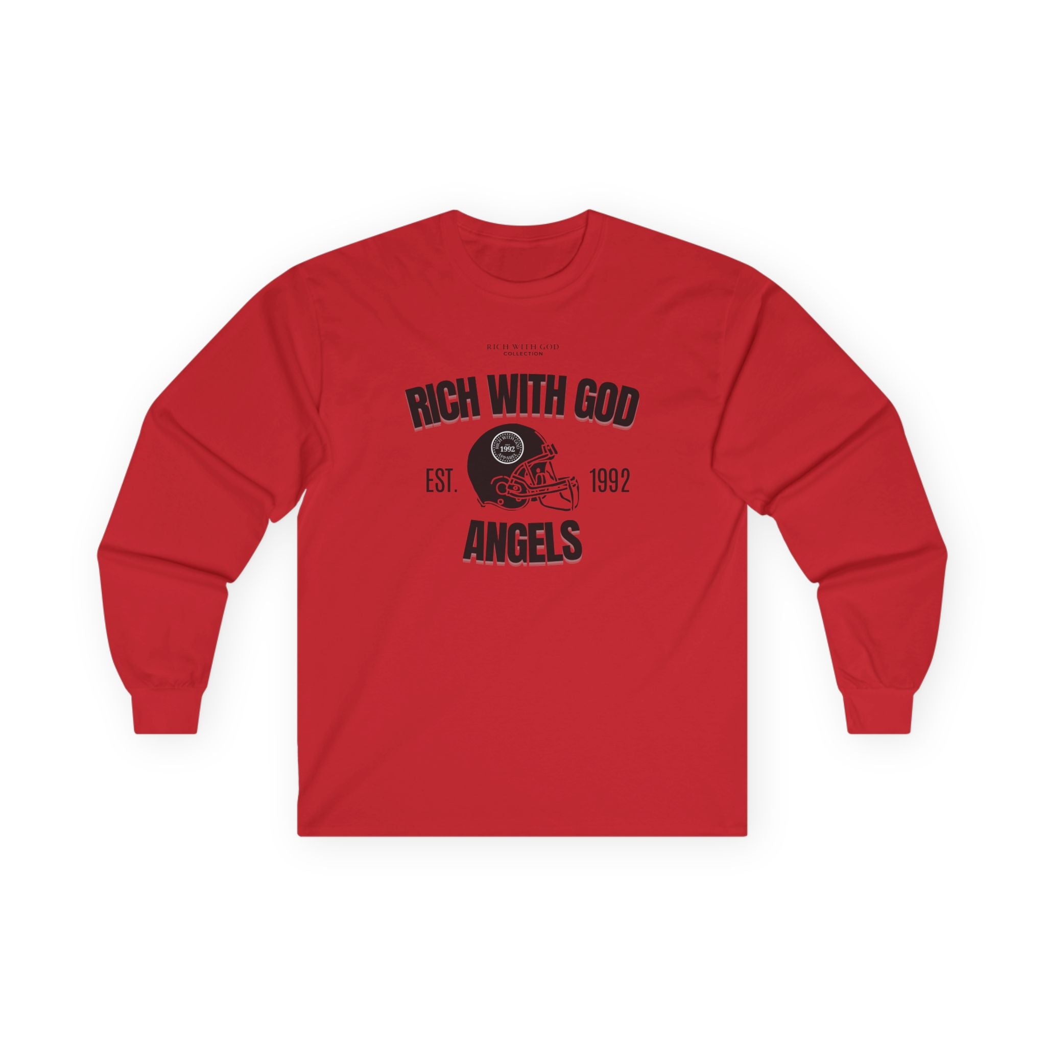 Rich With God Angels Long Sleeve Tee