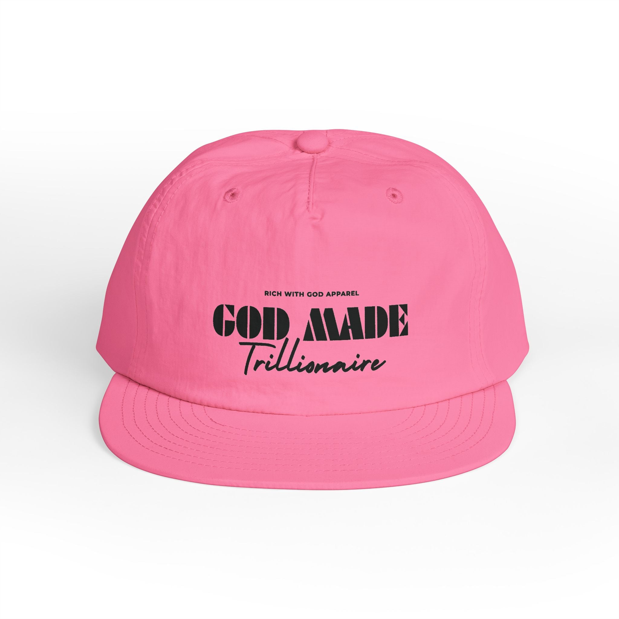 God Made Trillionaire Surf Cap Snapback