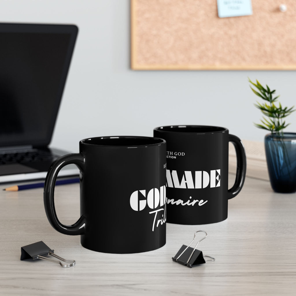 God Made Trillionaire Black Mug (11oz, 15oz)