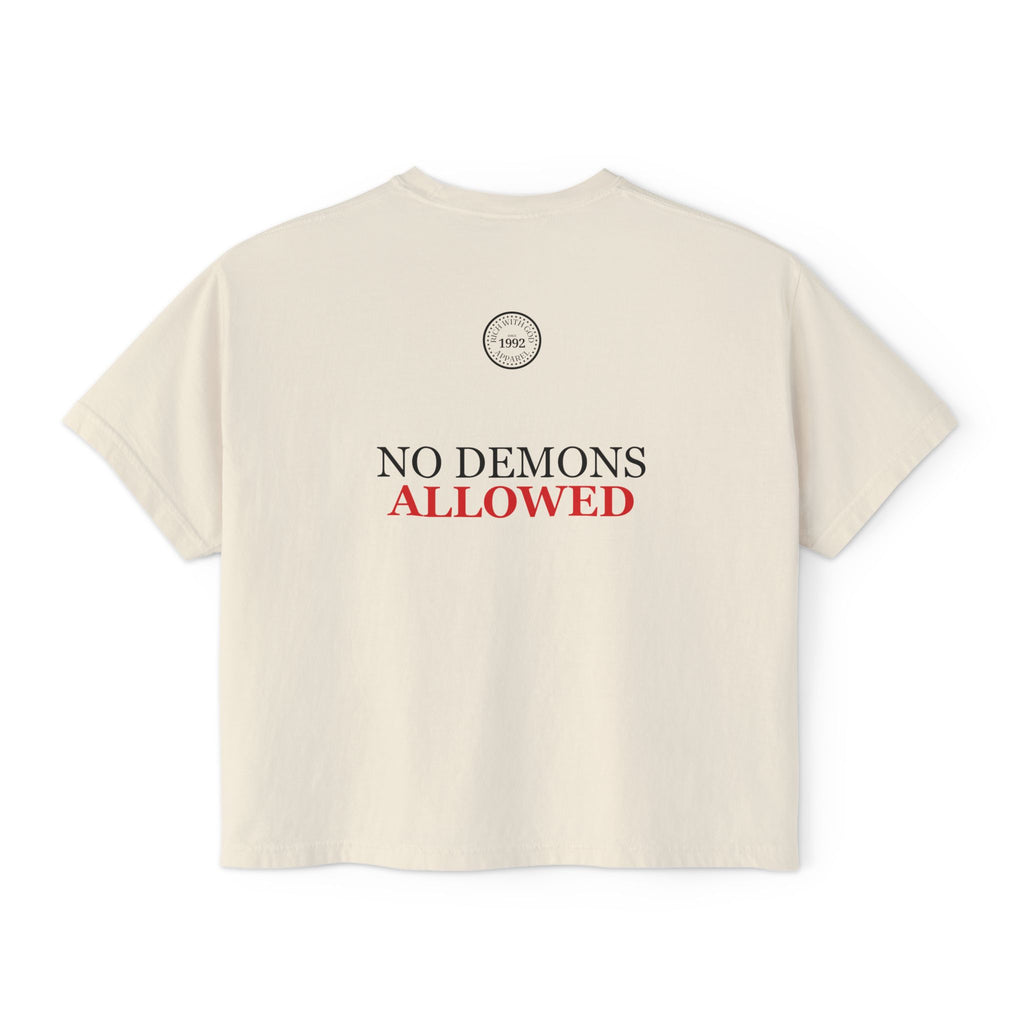 Demon Free Zone Women's Boxy Tee