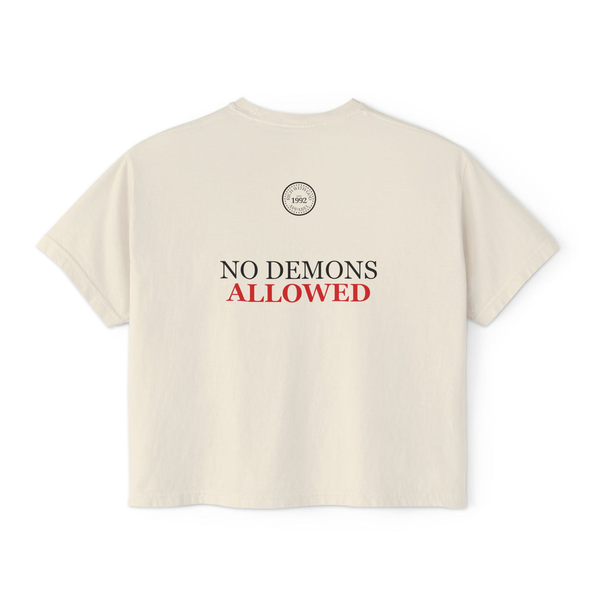 Demon Free Zone Women's Boxy Tee