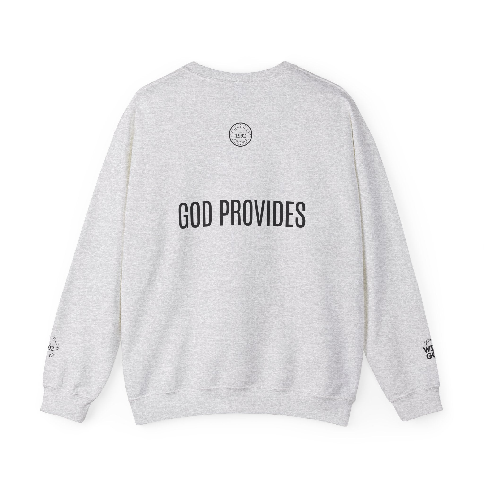 Rich With God Matthew 6:33 Crewneck Sweatshirt