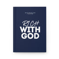 Rich With God Hardcover Journal Matte (Navy)