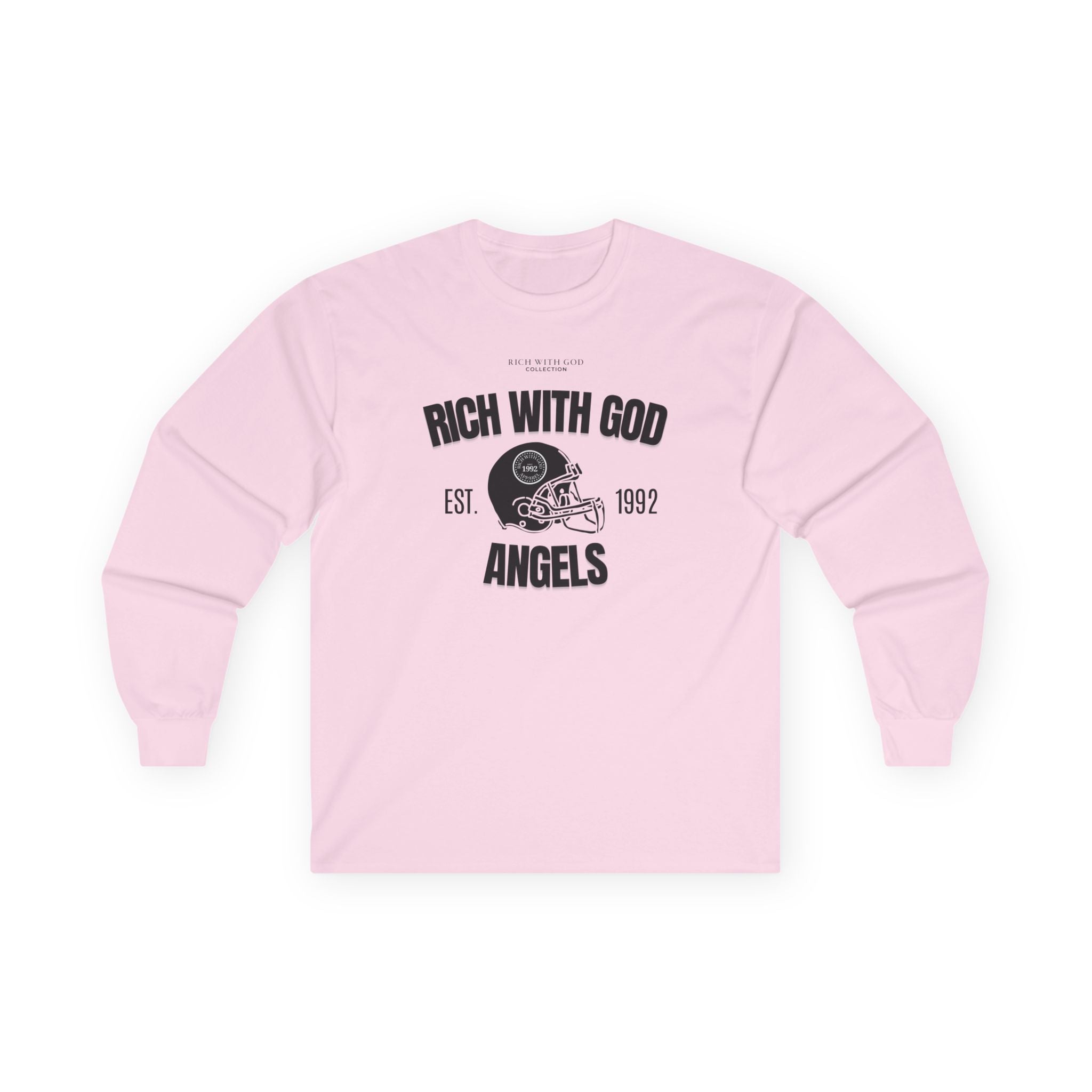 Rich With God Angels Long Sleeve Tee