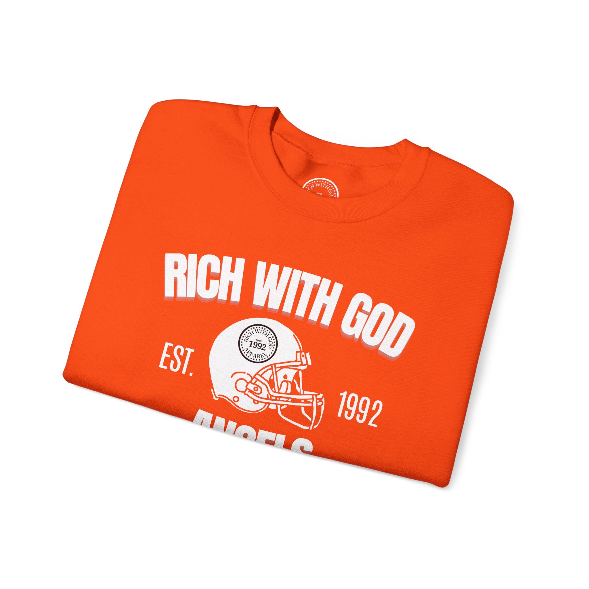 Rich With God Angels Crewneck Sweatshirt