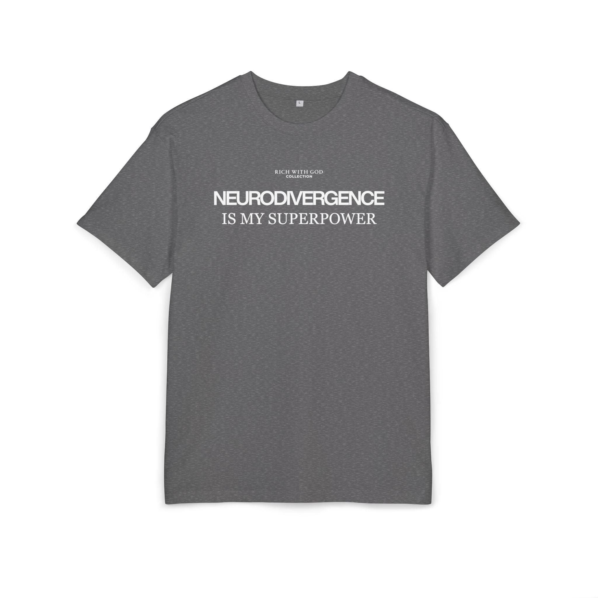 Neurodivergence is My Superpower Oversized Graphic Tee