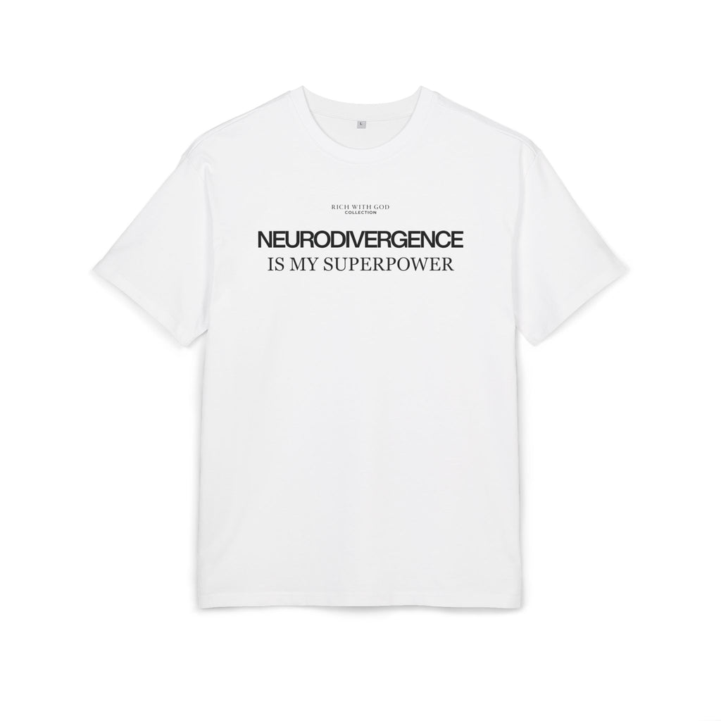 Neurodivergence is My Superpower Oversized Graphic Tee