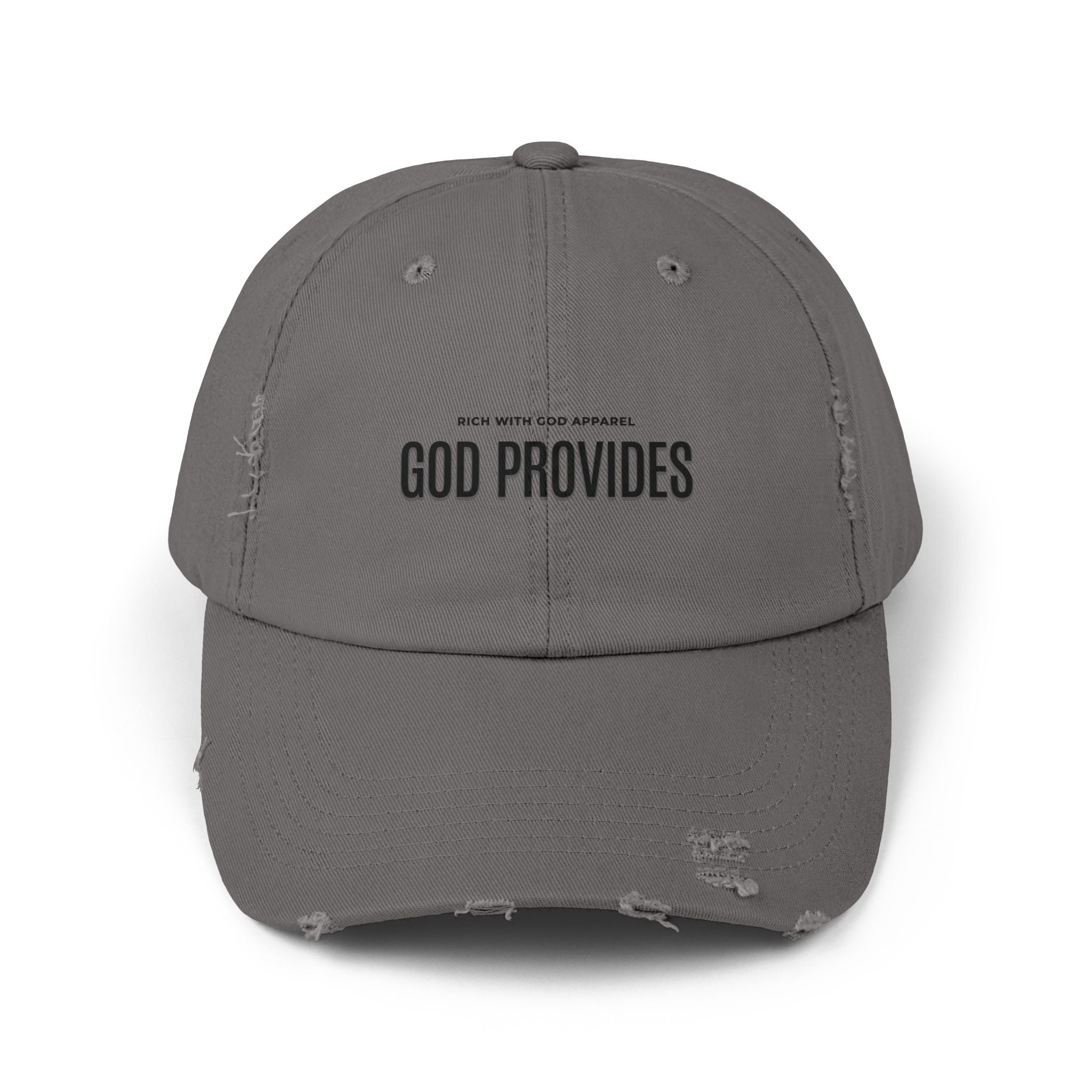 God Provides Unisex Distressed Cap