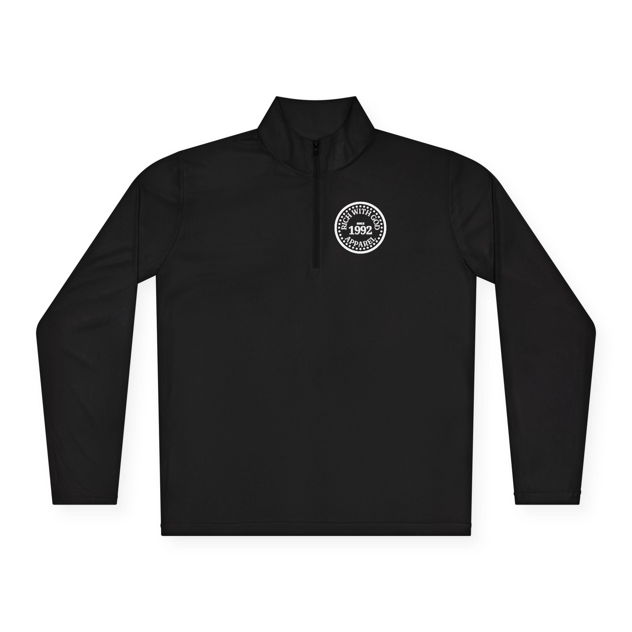 Rich With God Unisex Quarter-Zip Pullover