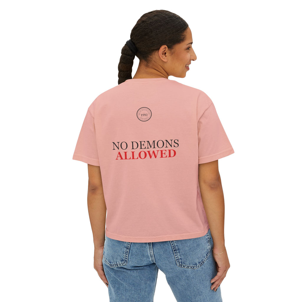 Demon Free Zone Women's Boxy Tee