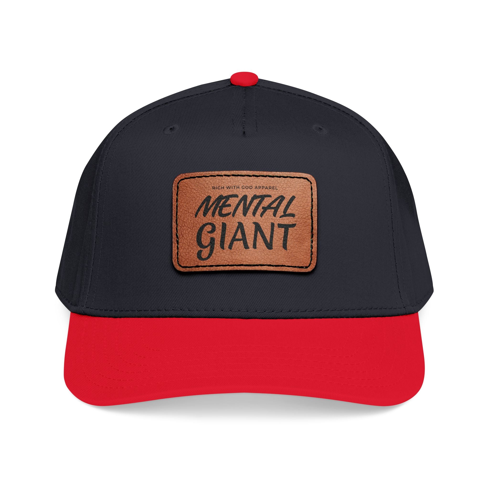 Mental Giant Leather Patch Baseball Cap