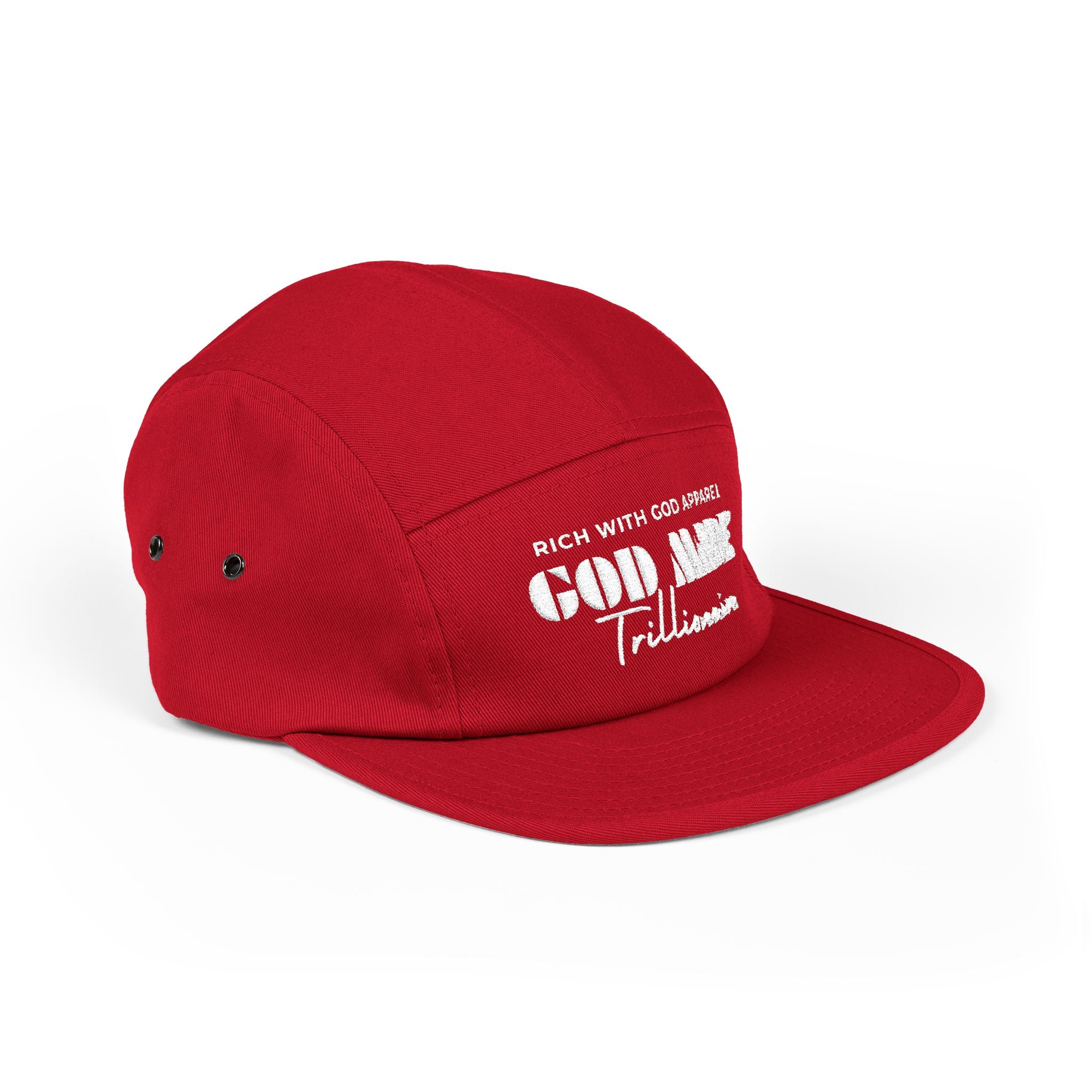 God Made Trillionaire 5 Panel Cap (Embroidery)