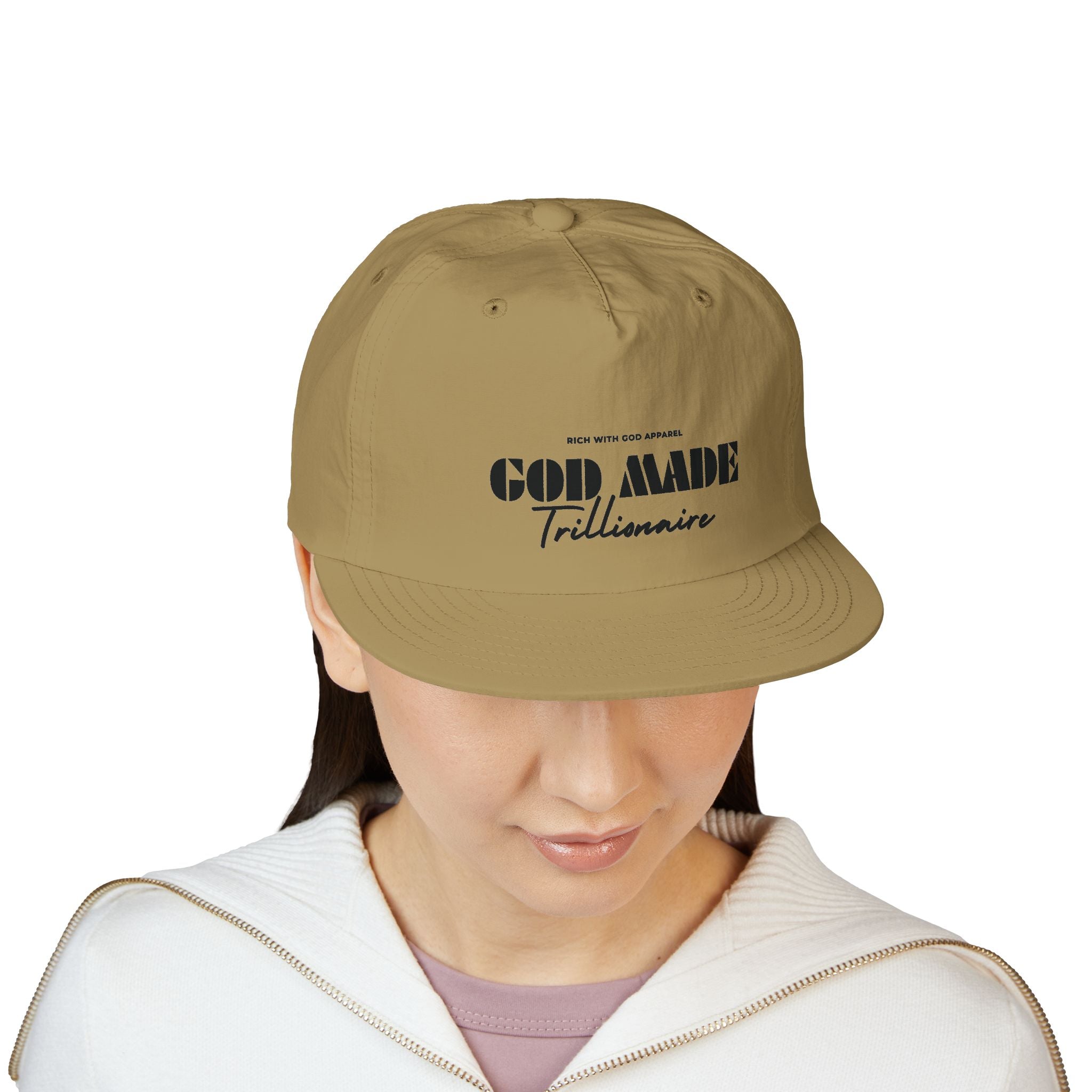 God Made Trillionaire Surf Cap Snapback