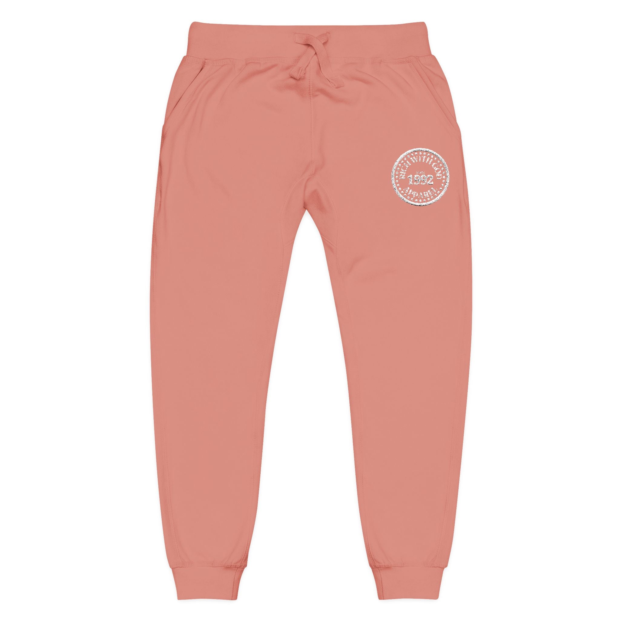 Rich With God Apparel Unisex Fleece Sweatpants (Embroidery)