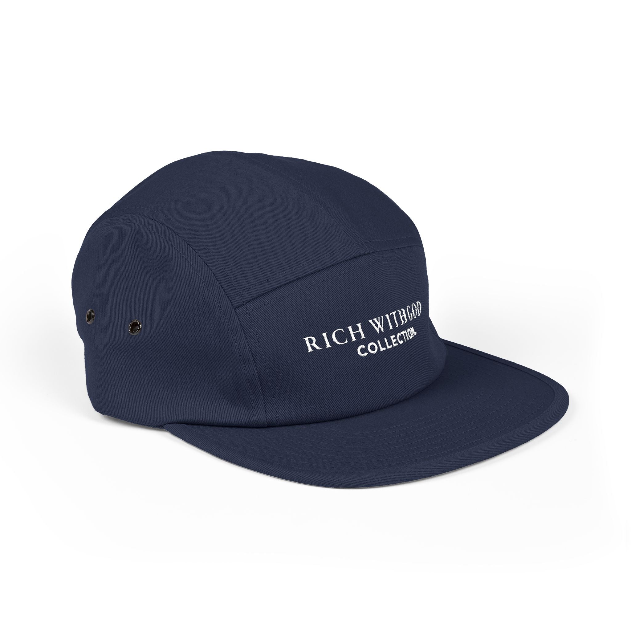 Rich With God Collection 5 Panel Cap (Embroidery)