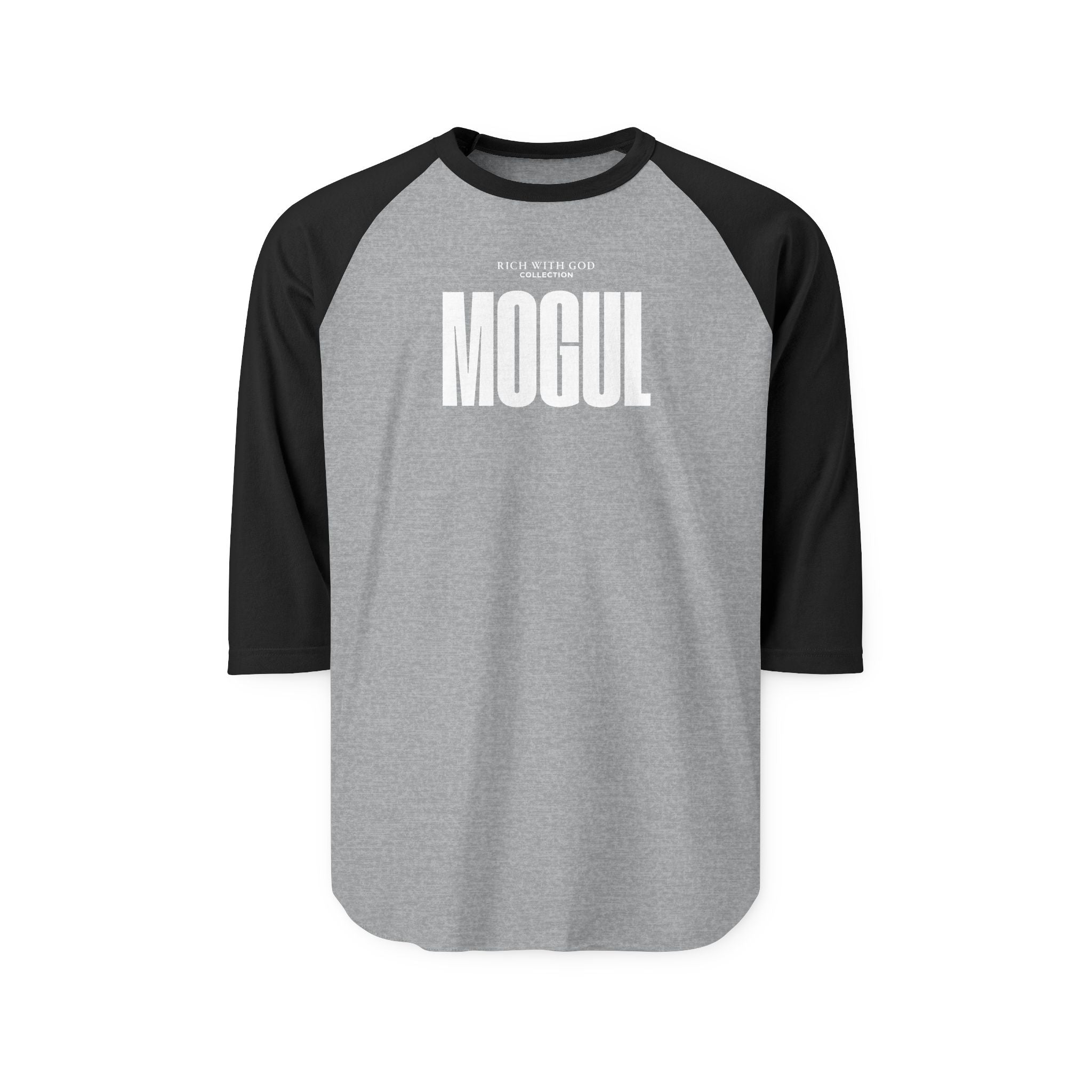 Mogul Unisex Three-Quarter Sleeve Raglan Shirt