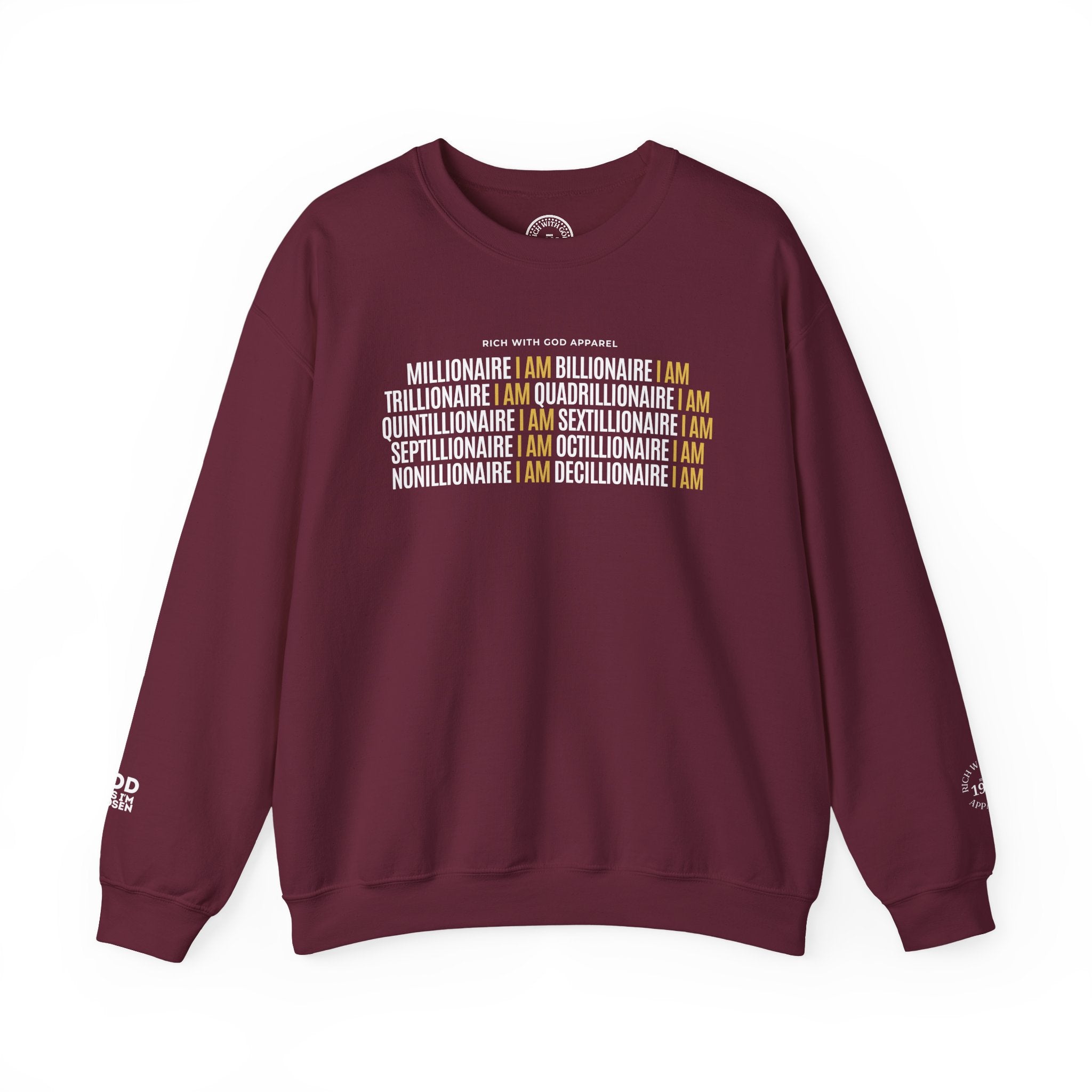 Millionaire I Am Billionaire I Am Crewneck Sweatshirt