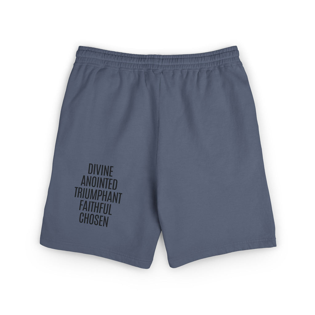 Rich With God Matthew 6:33 Unisex Garment-Dyed Lightweight Fleece Sweat Shorts