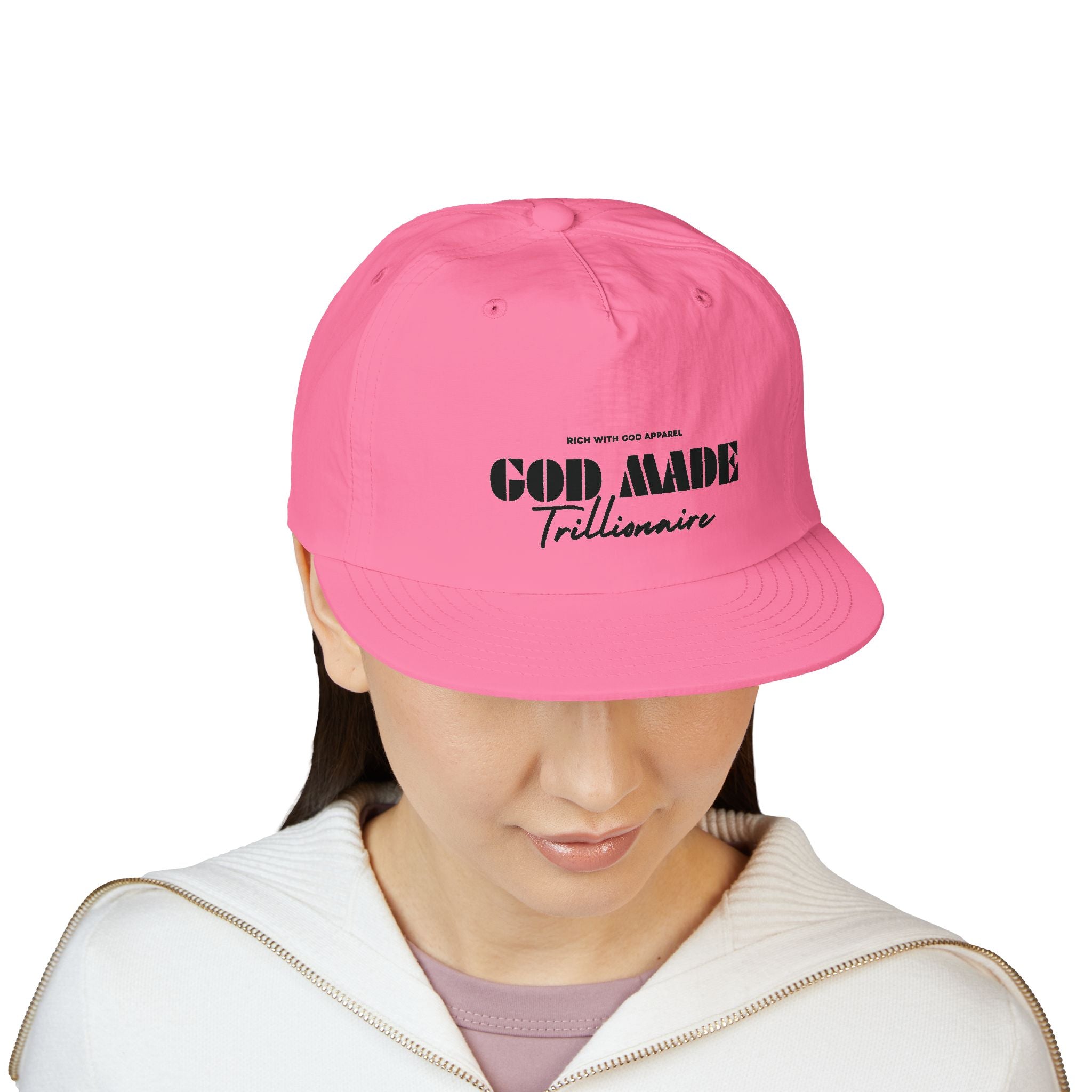 God Made Trillionaire Surf Cap Snapback