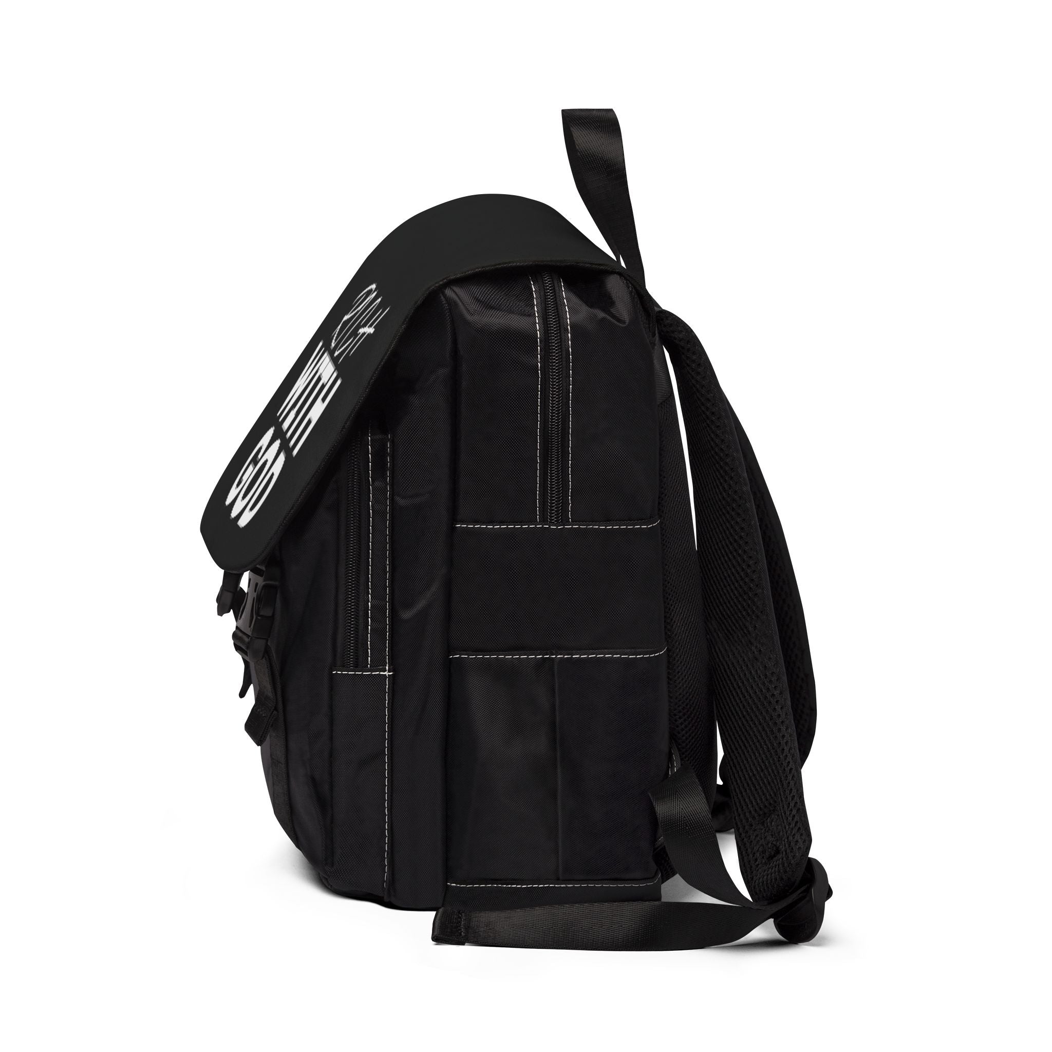 Rich With God Unisex Casual Shoulder Backpack