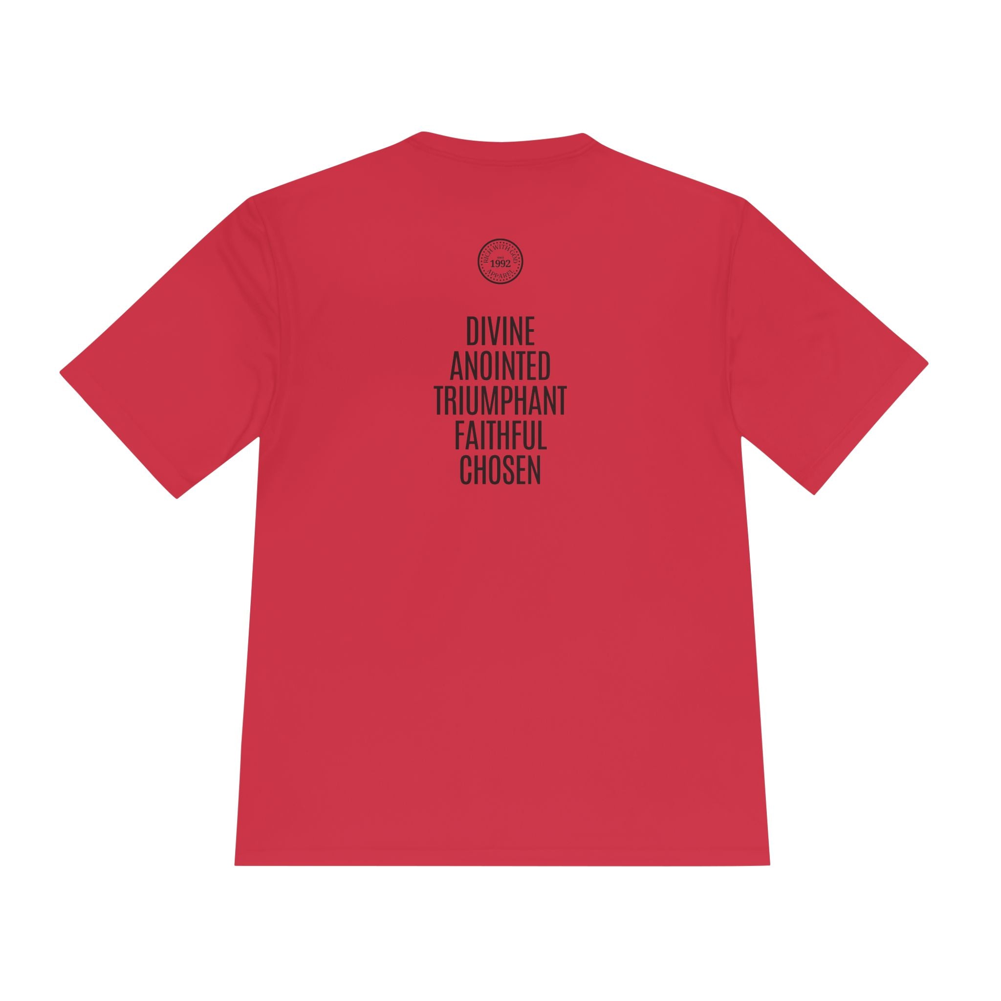 Rich With God Athletics Unisex Moisture Wicking Tee