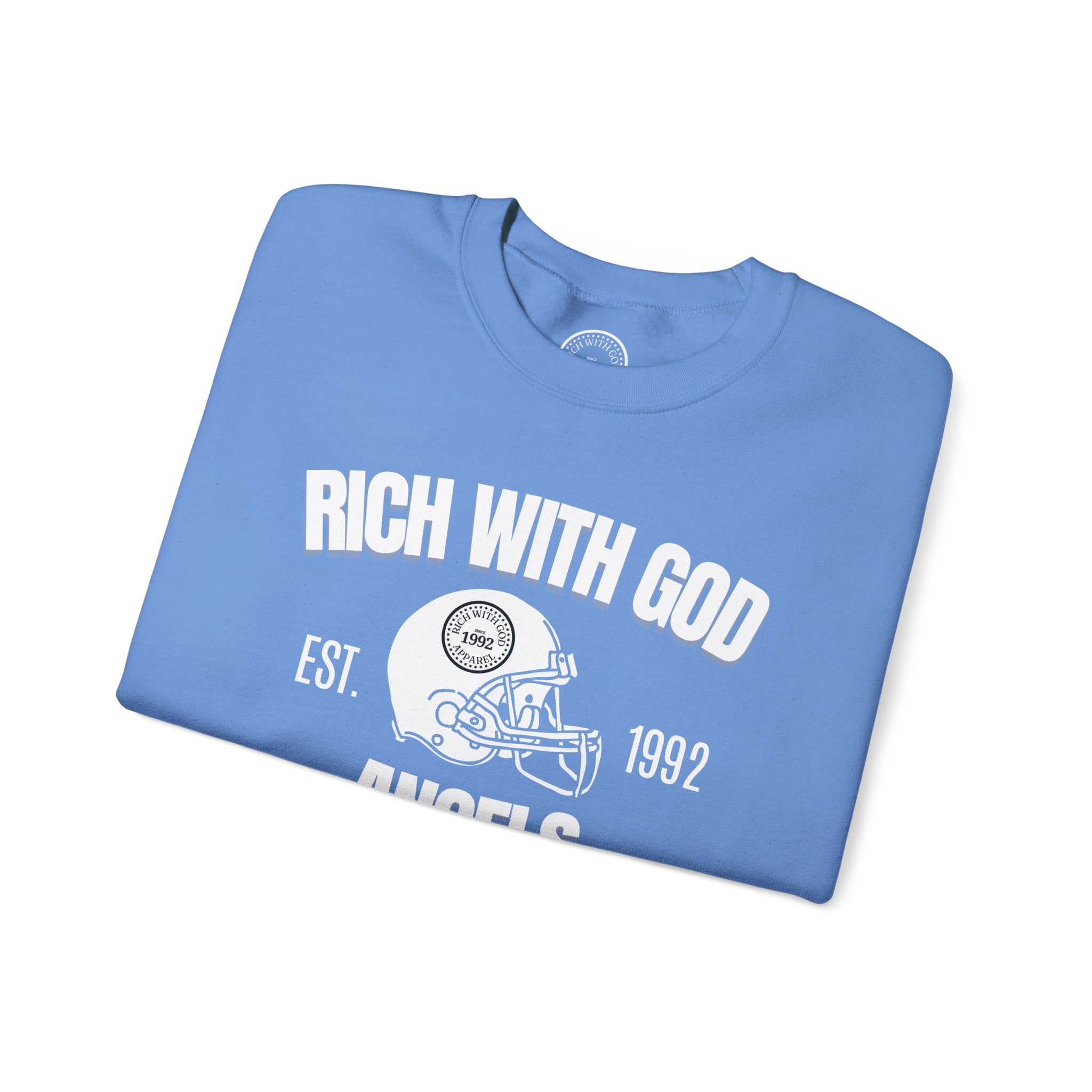 Rich With God Angels Crewneck Sweatshirt