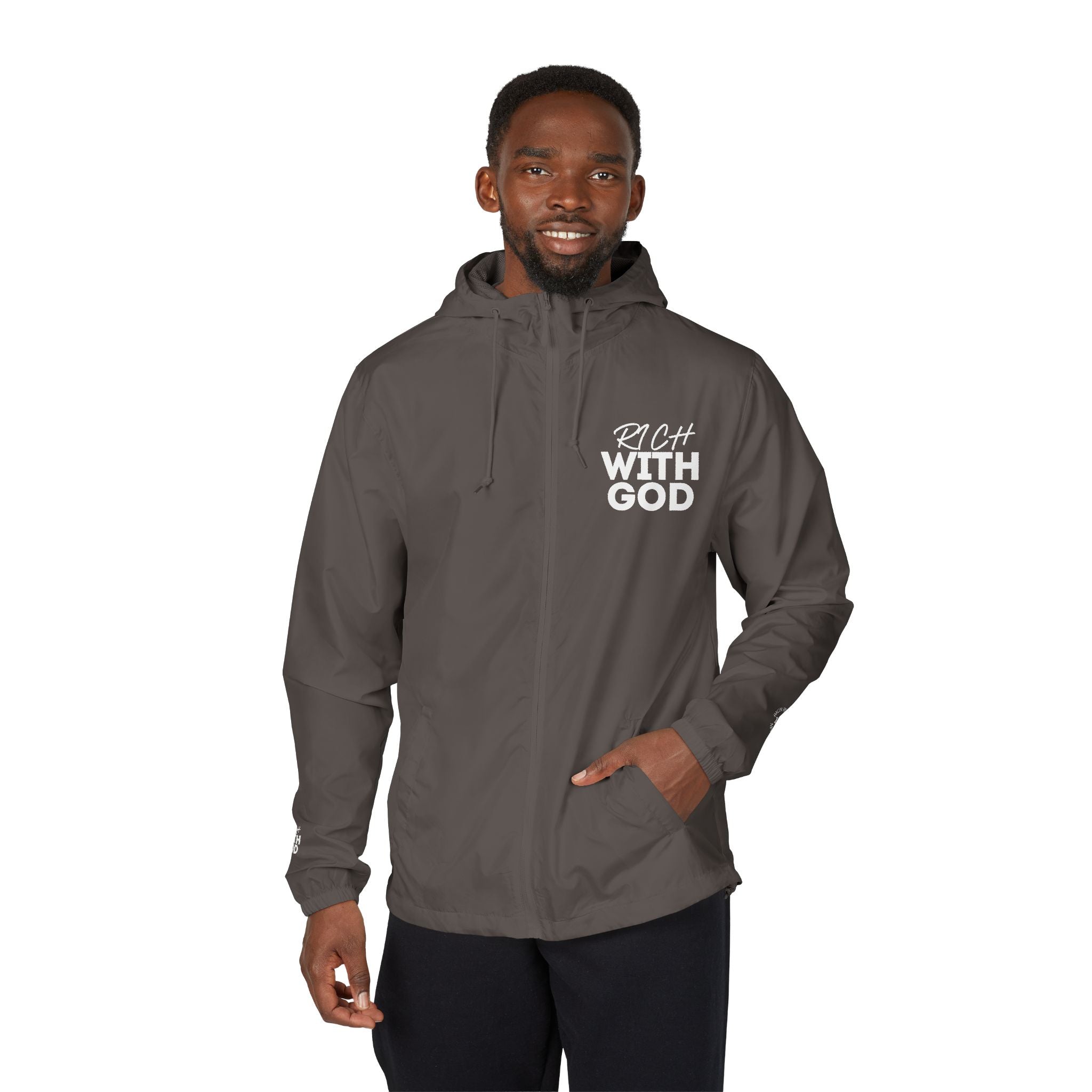Rich With God Windbreaker Jacket