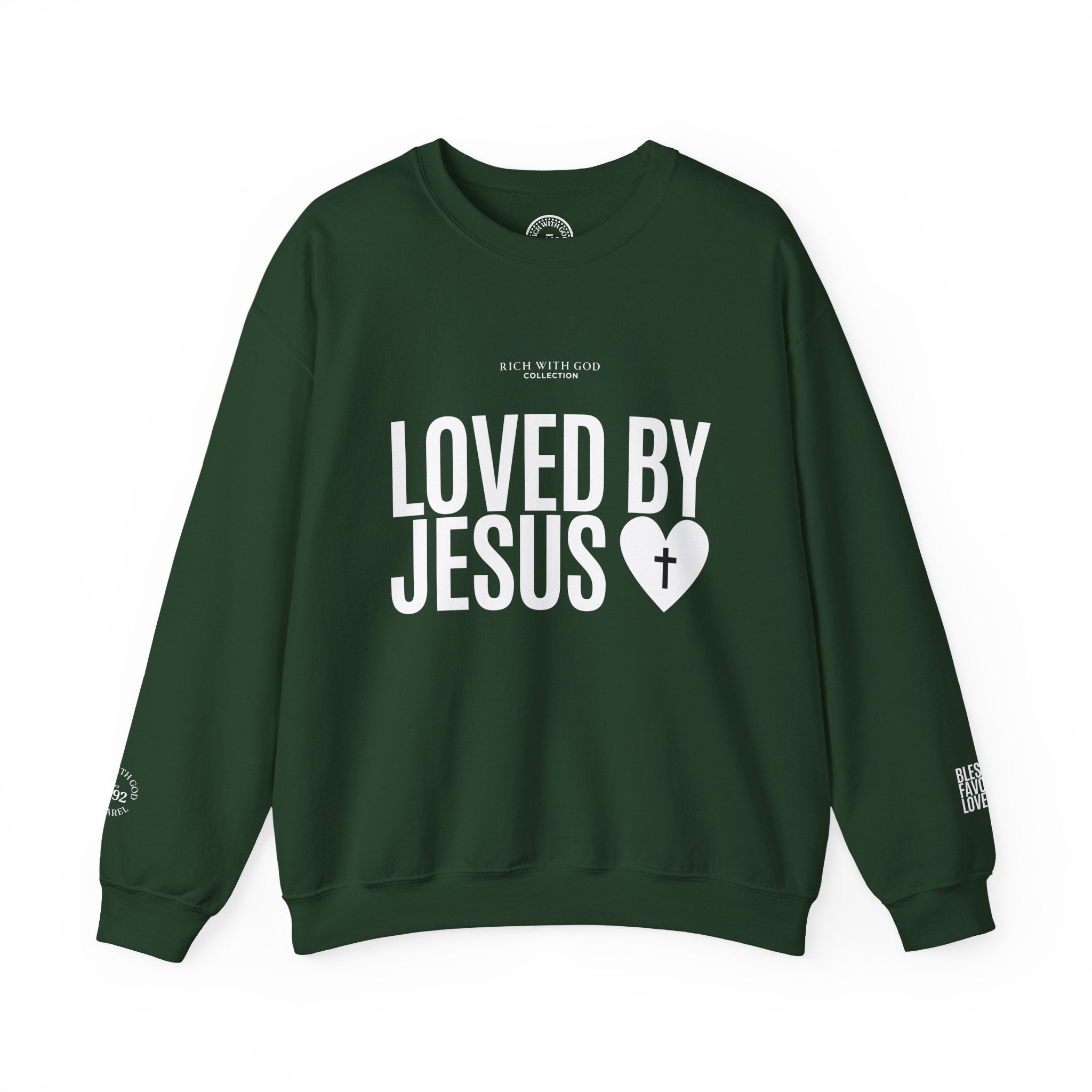 Loved By Jesus Crewneck Sweatshirt