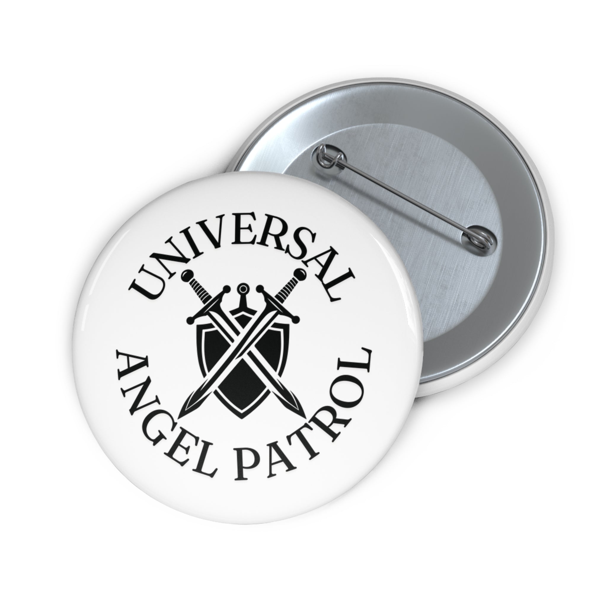 "Universal Angel Patrol" Pin Button