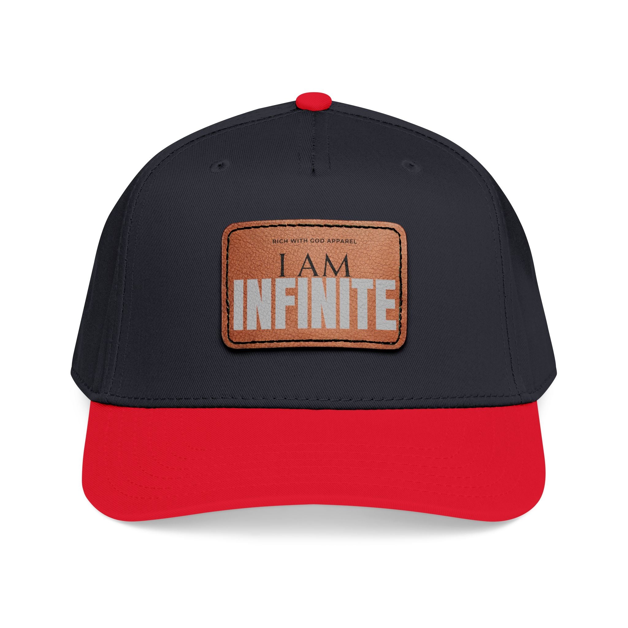I AM INFINITE Leather Patch Baseball Cap