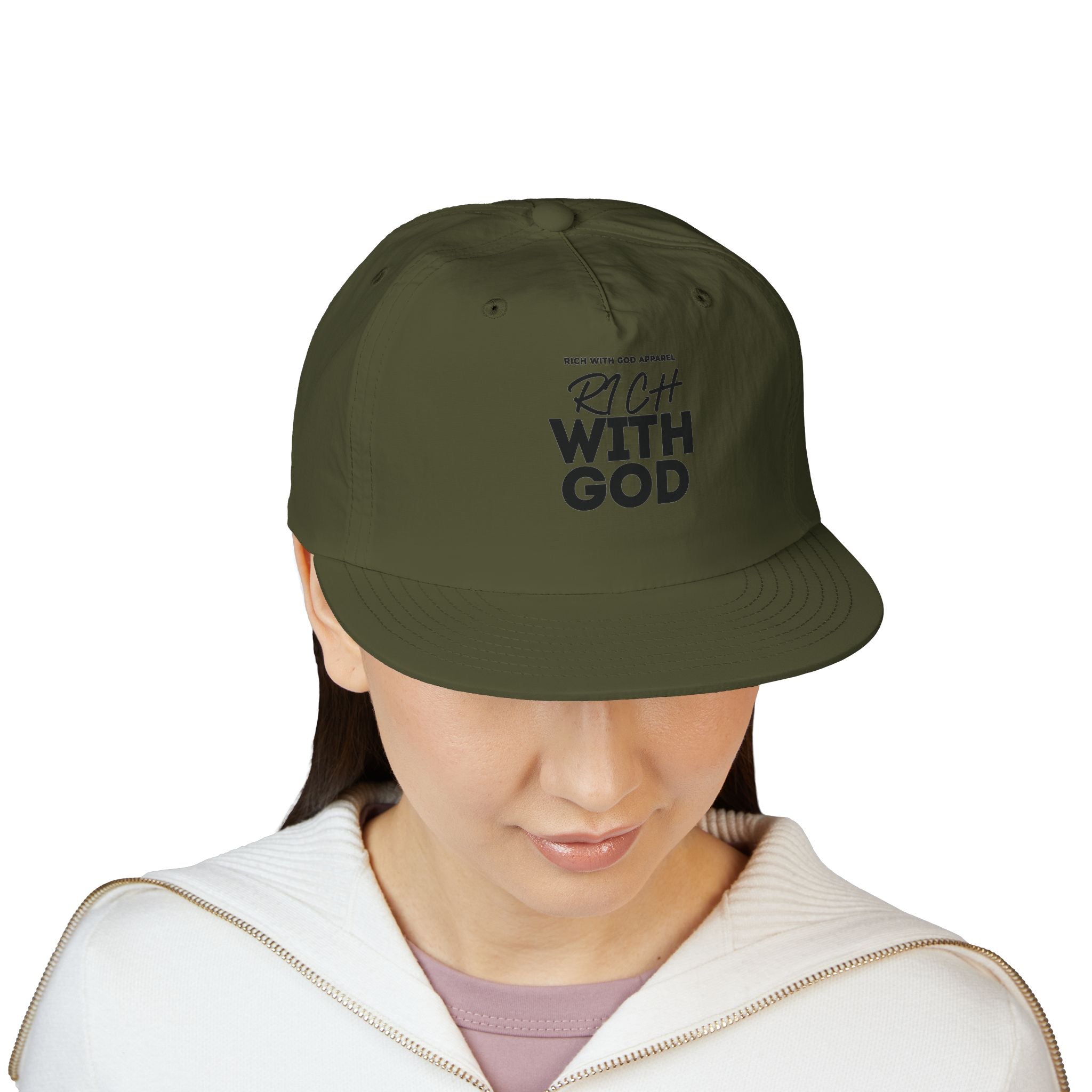 Rich With God Surf Cap Snapback