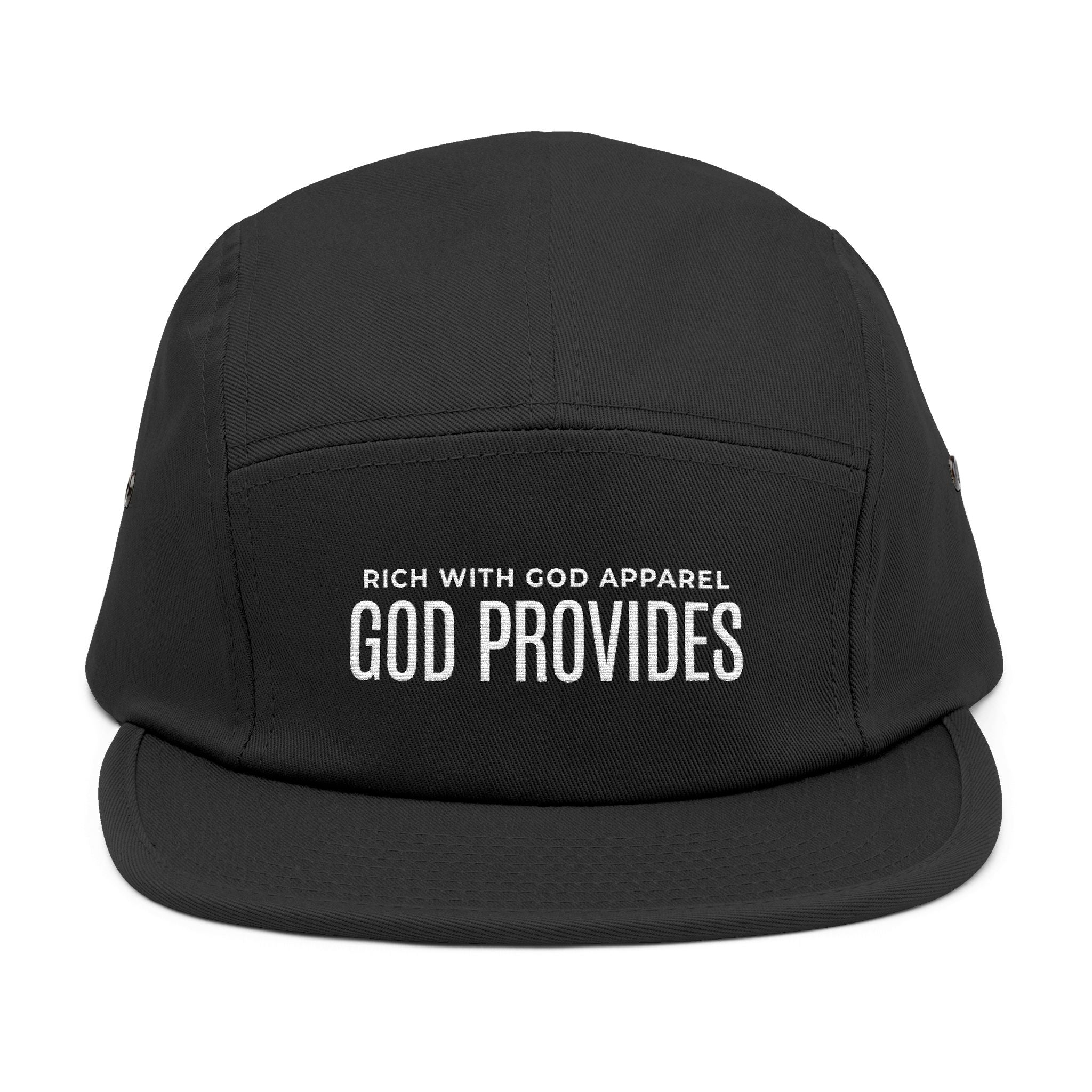 God Provides 5 Panel Cap (Embroidery)