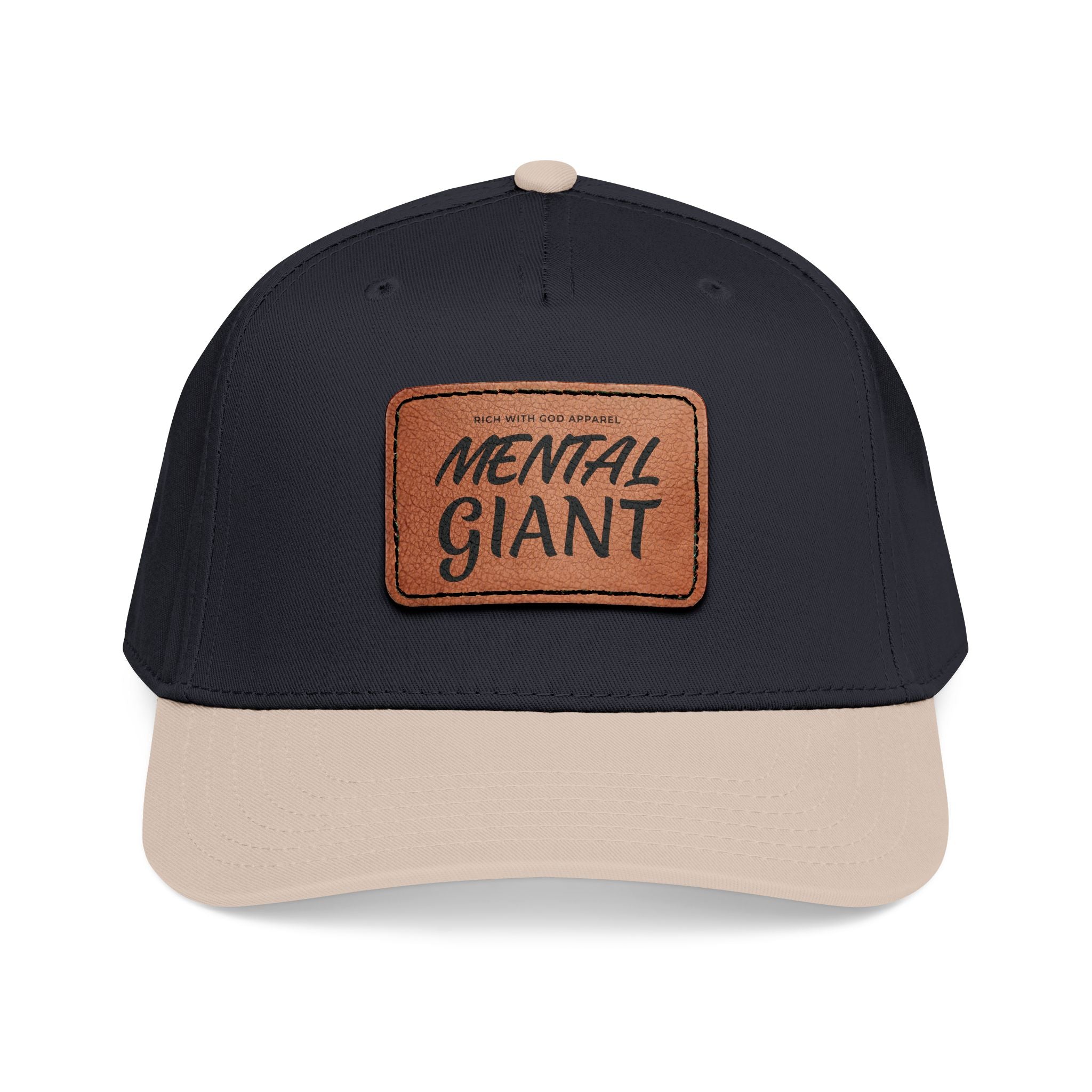 Mental Giant Leather Patch Baseball Cap