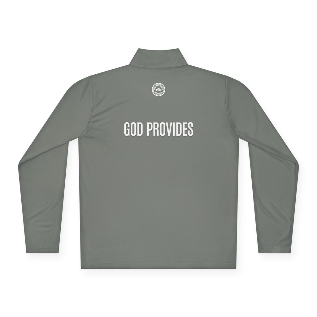 Rich With God Unisex Quarter-Zip Pullover