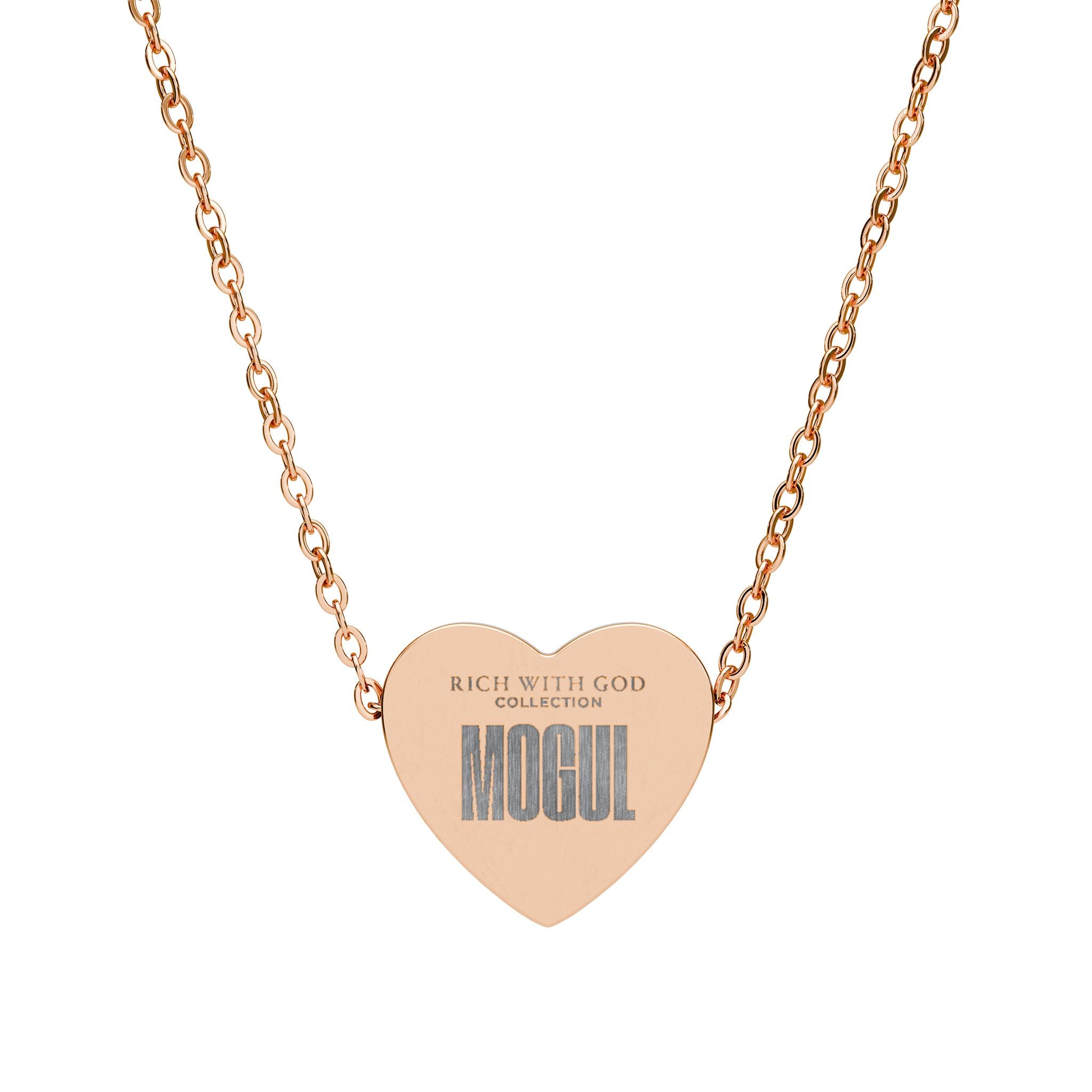 Mogul Heart Necklace (Engraving)