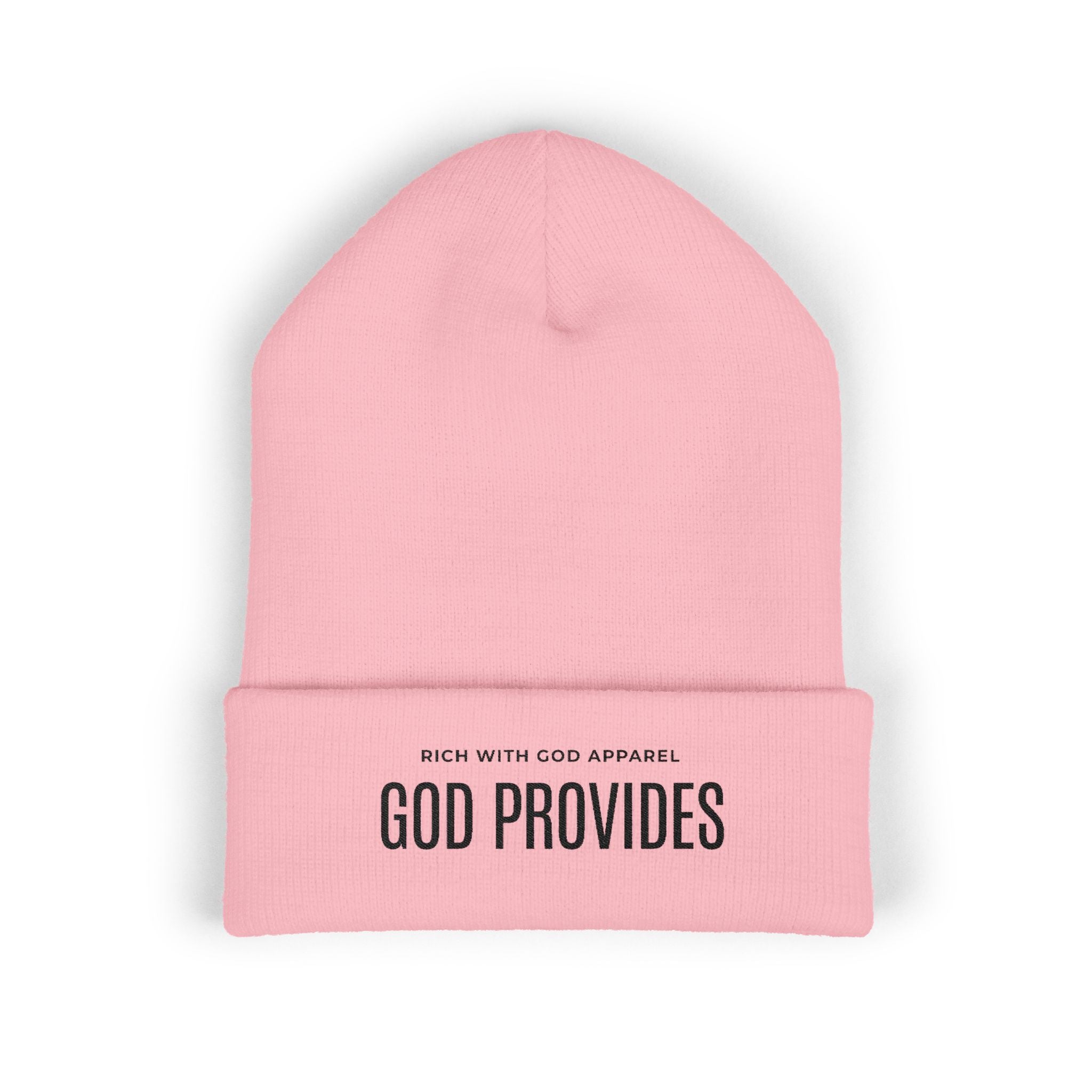 God Provides Embroidered Cuffed Beanie