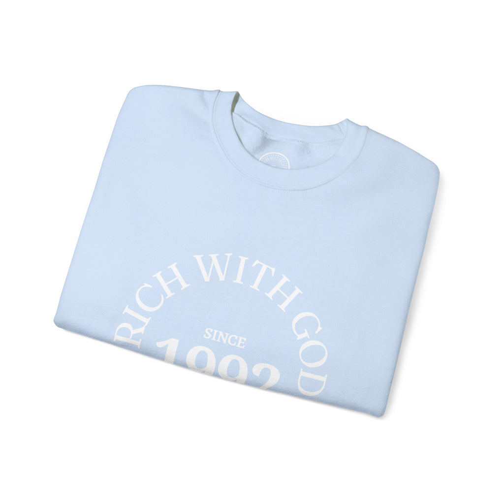 Rich With God Original Crewneck — God Provides Edition
