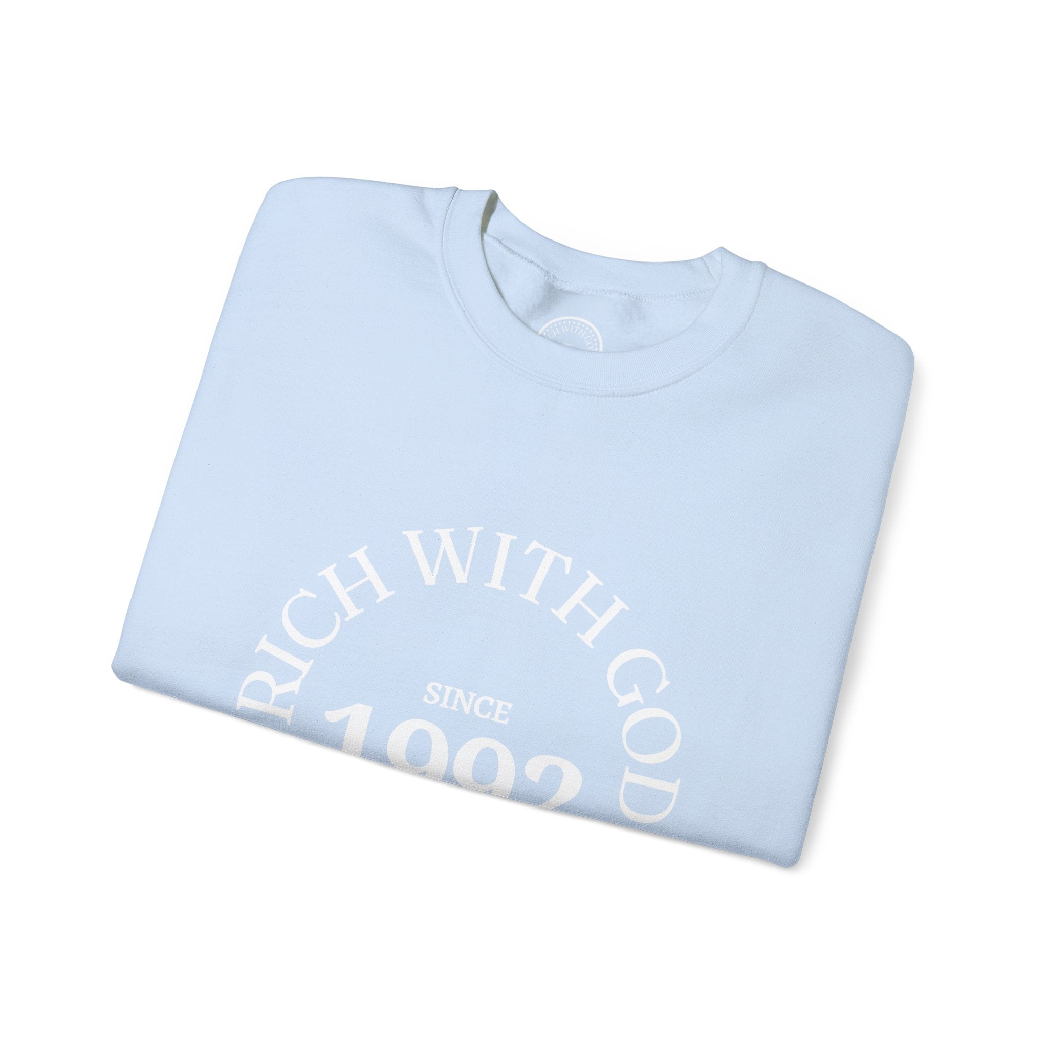 Rich With God Original Crewneck — God Provides Edition