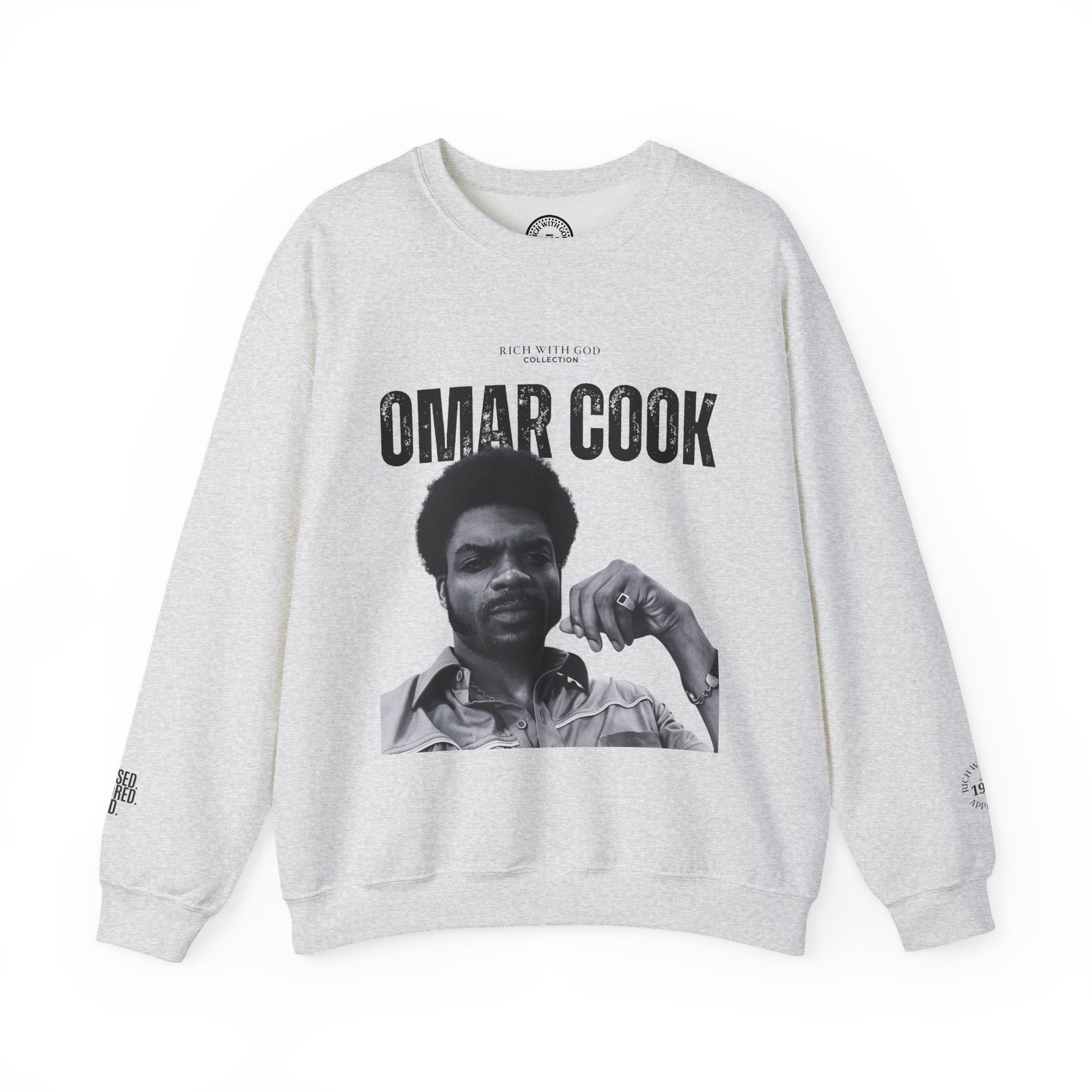 Omar Cook “Retro” Tribute Crewneck — Legacy • Success • Impact