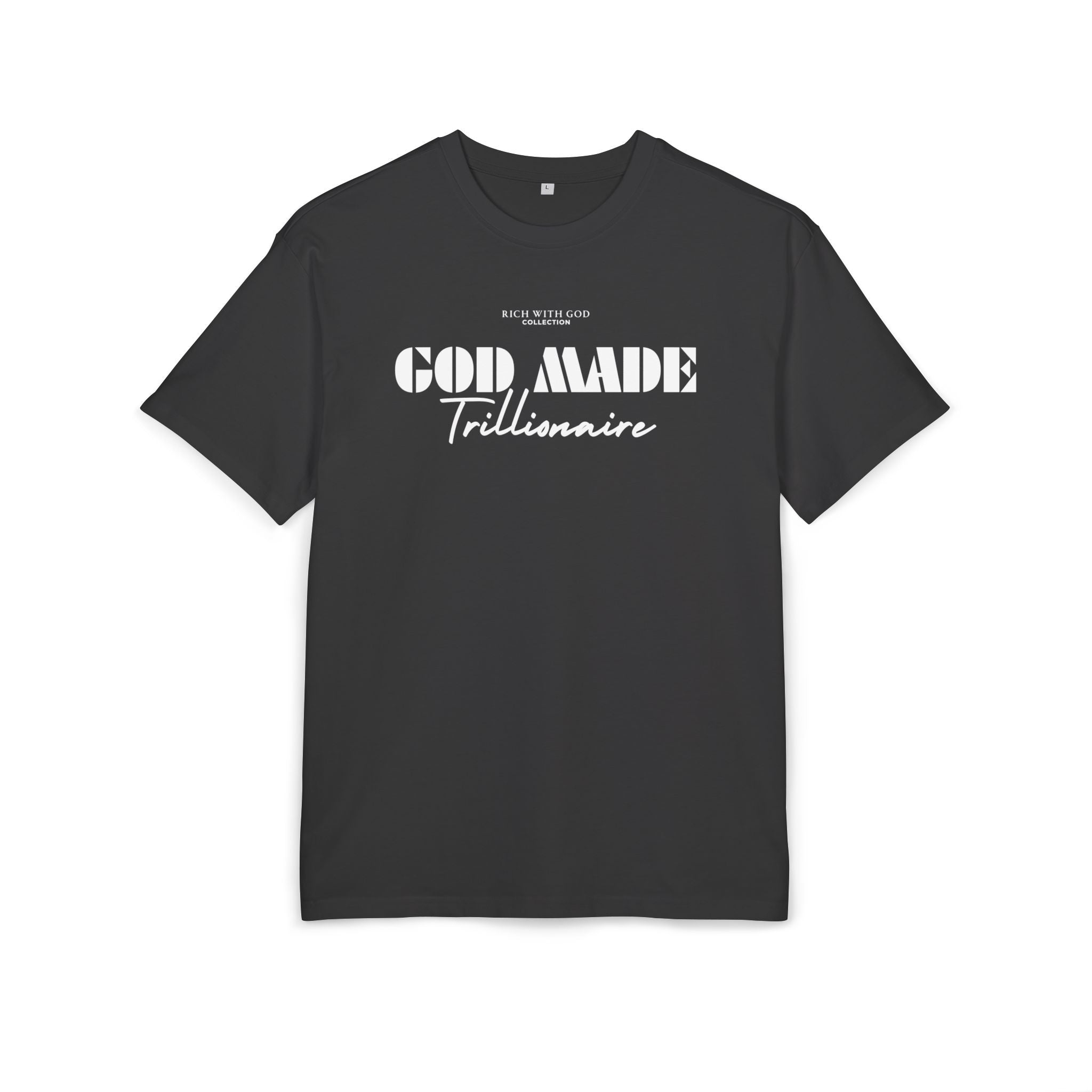 God Made Trillionaire Oversized Graphic Tee